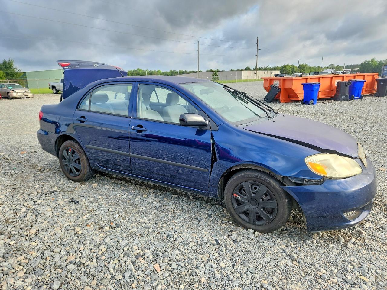 2003 Toyota Corolla Ce Blue vin: JTDBR32EX32011301