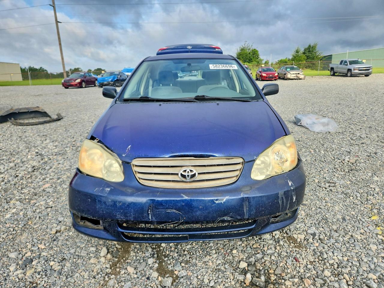 2003 Toyota Corolla Ce Blue vin: JTDBR32EX32011301