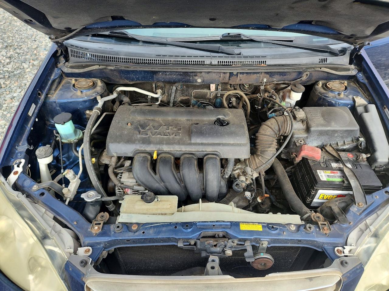 2003 Toyota Corolla Ce Blue vin: JTDBR32EX32011301