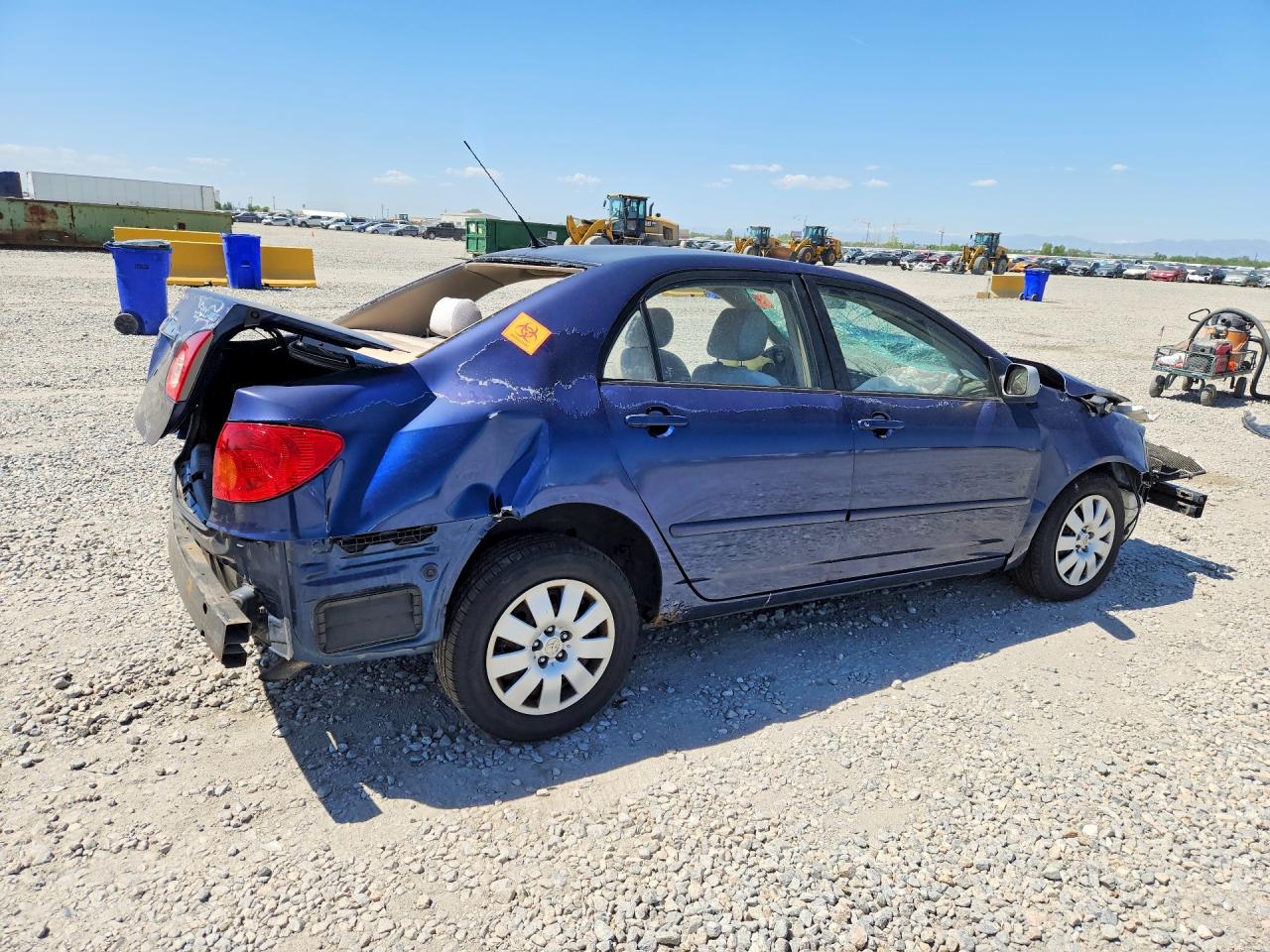 2004 Toyota Corolla Le Blue vin: JTDBR32EX42024146