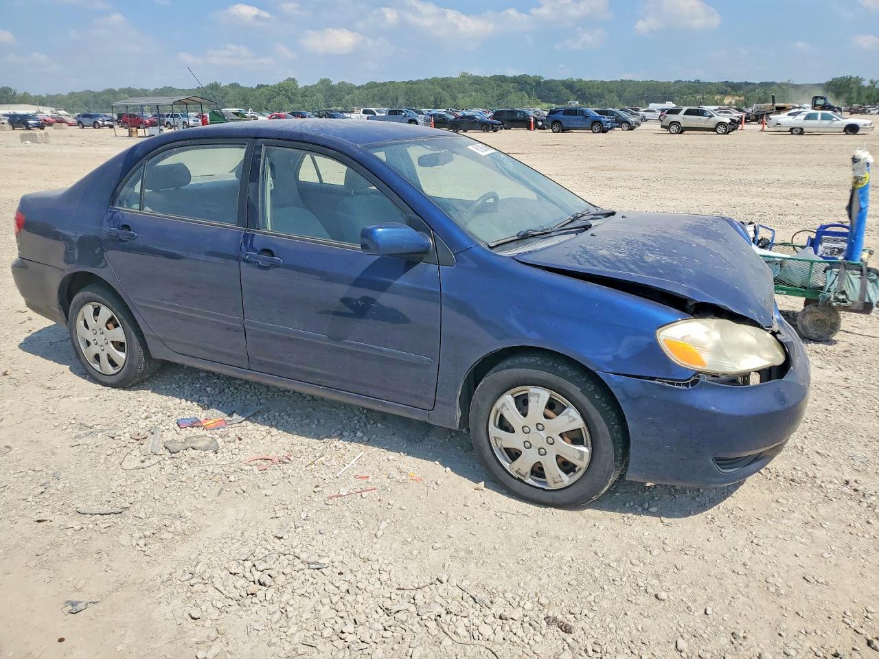 2004 Toyota Corolla Le Blue vin: JTDBR32EX42036961