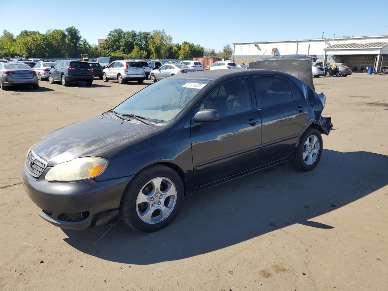 2005 Toyota Corolla Ce Black vin: JTDBR32EX50056396