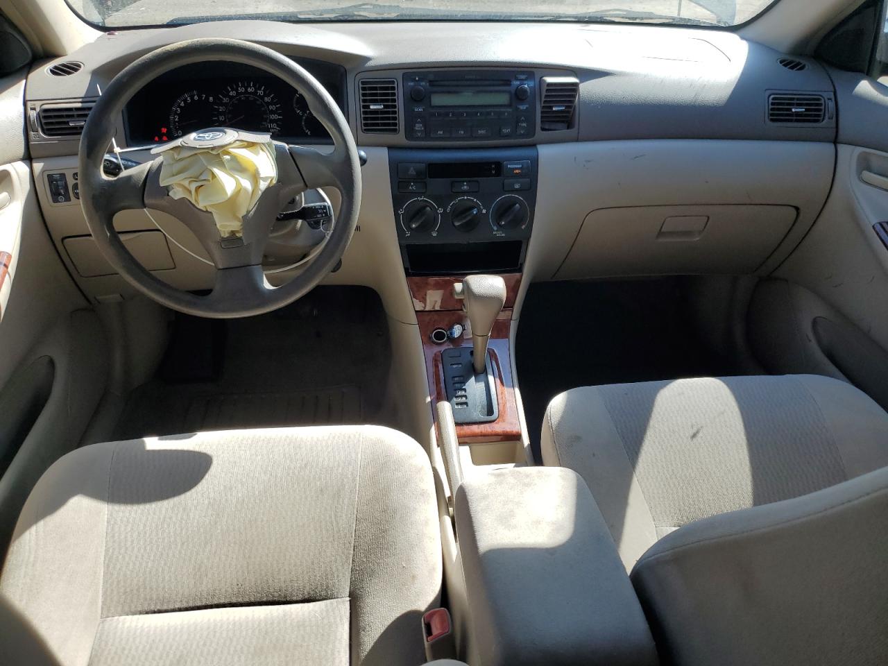 2005 Toyota Corolla Ce Black vin: JTDBR32EX50056396