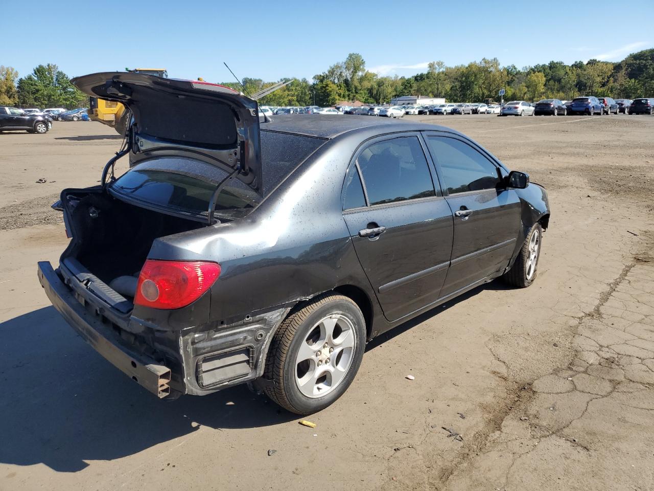 2005 Toyota Corolla Ce Black vin: JTDBR32EX50056396