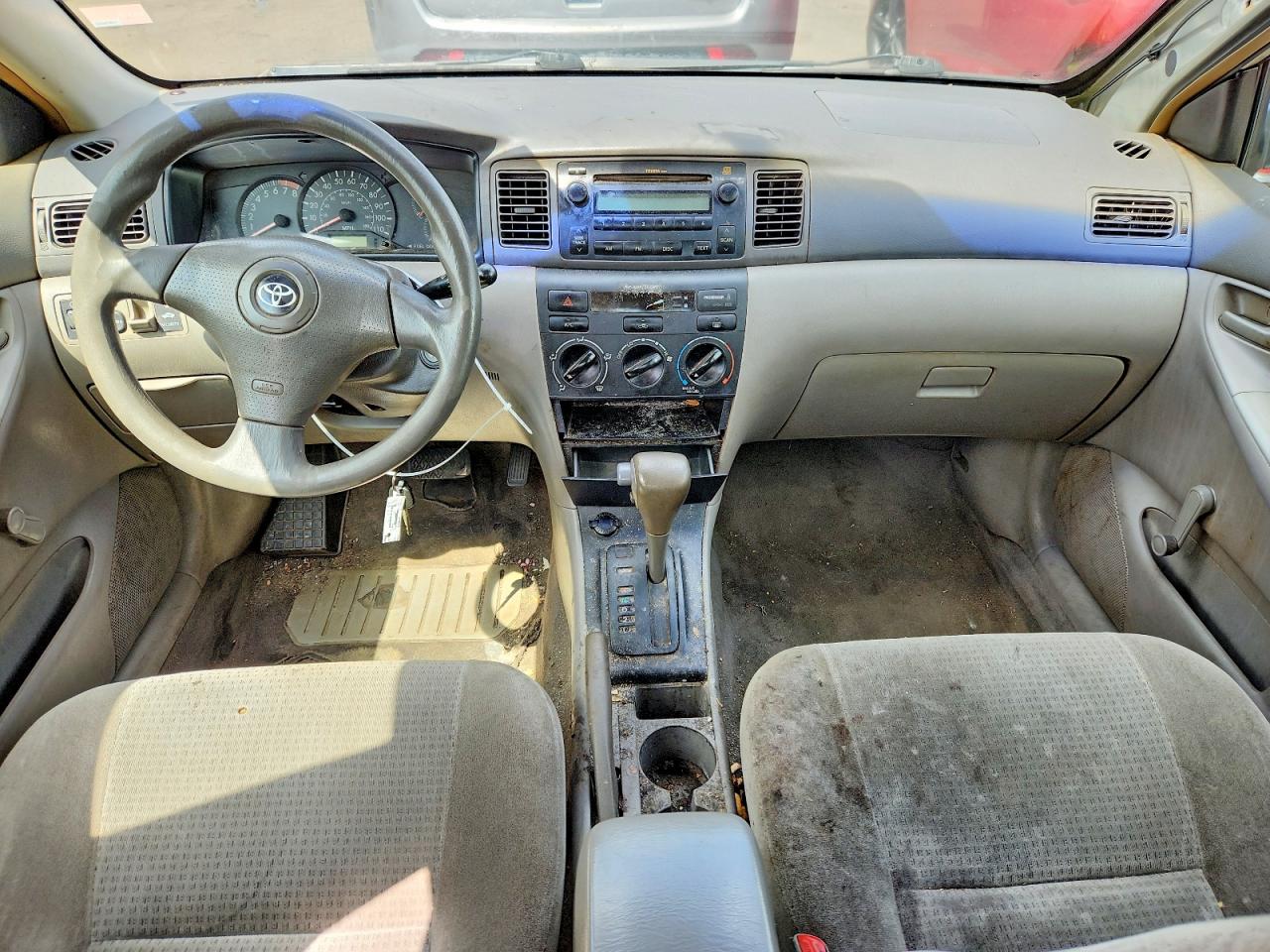 2006 Toyota Corolla Ce Silver vin: JTDBR32EX60061289