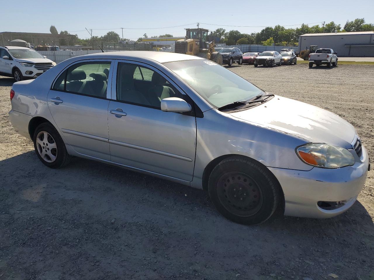 2006 Toyota Corolla Ce Silver vin: JTDBR32EX60077685