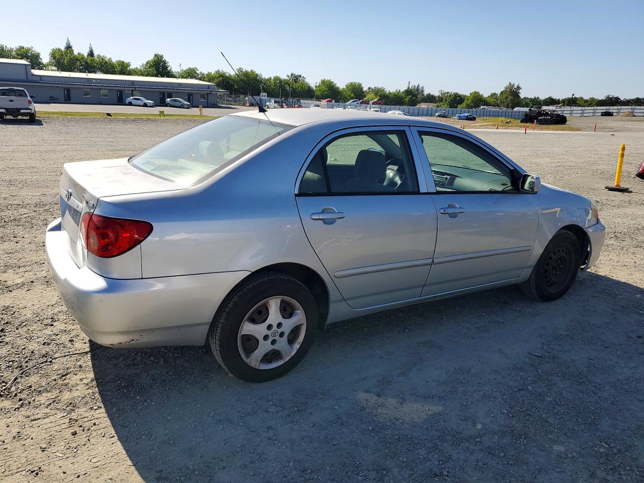 2006 Toyota Corolla Ce Silver vin: JTDBR32EX60077685