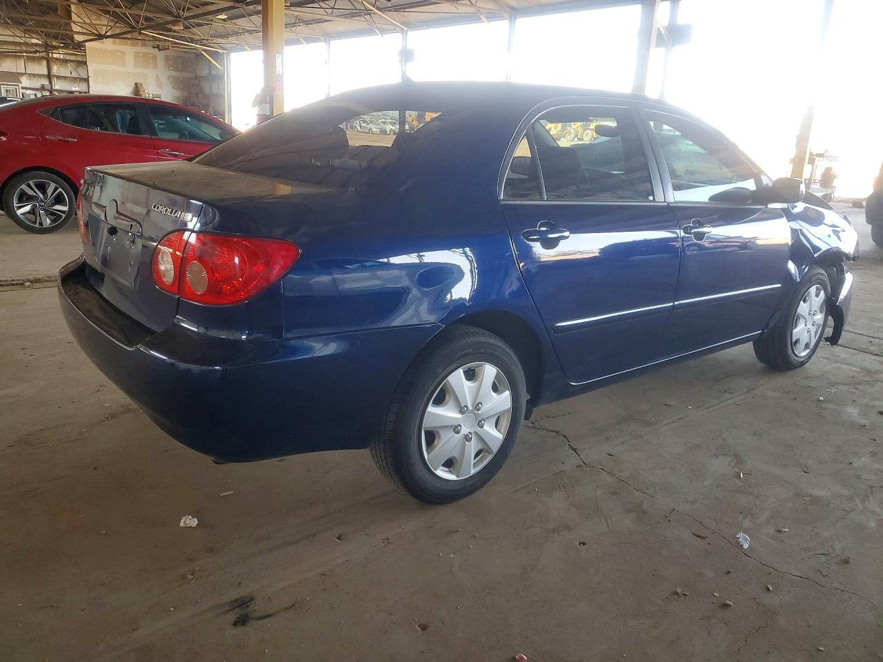 2006 Toyota Corolla Le Blue vin: JTDBR32EX60088685