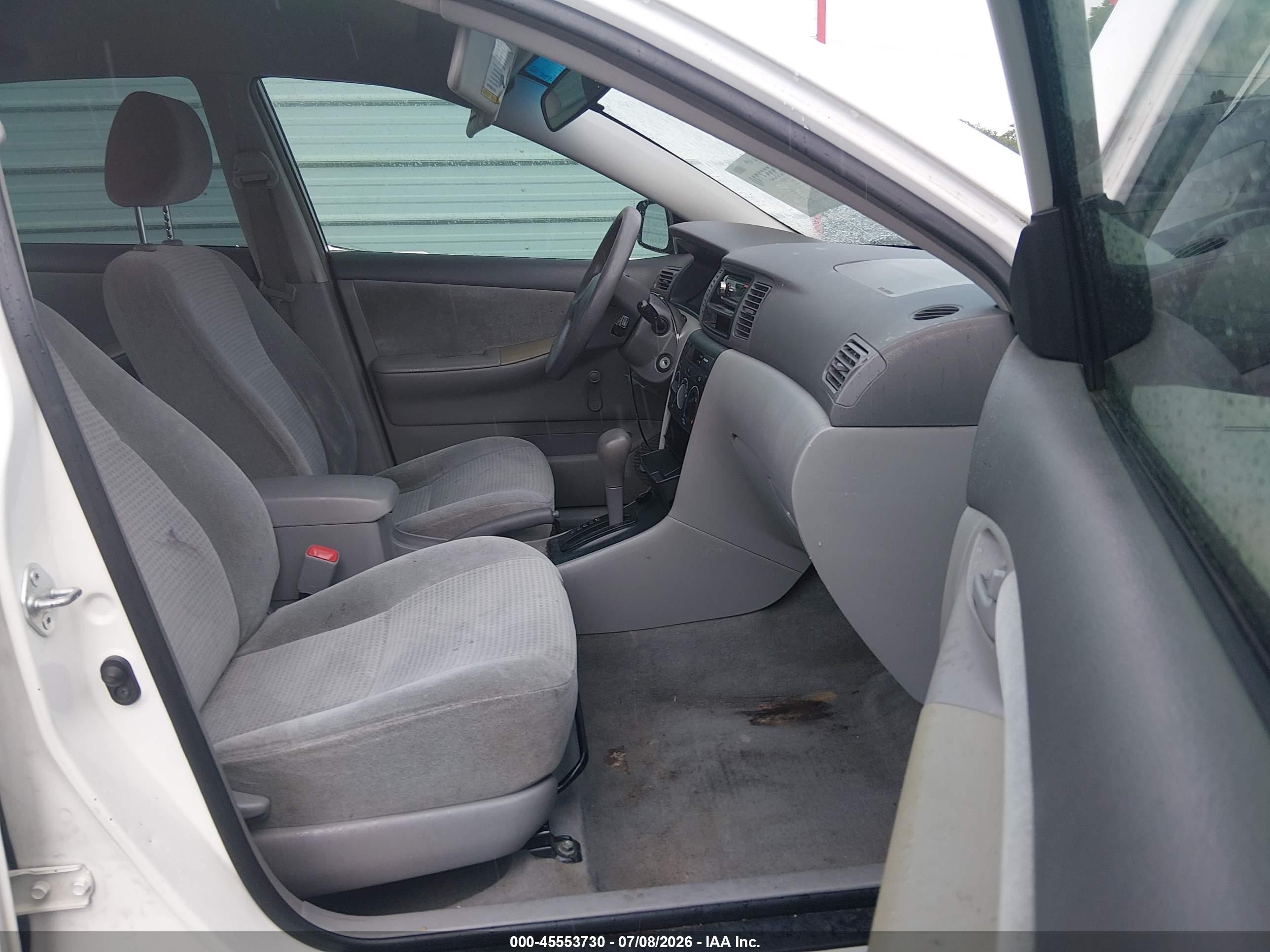 2006 Toyota Corolla Ce Белый vin: JTDBR32EX60097595