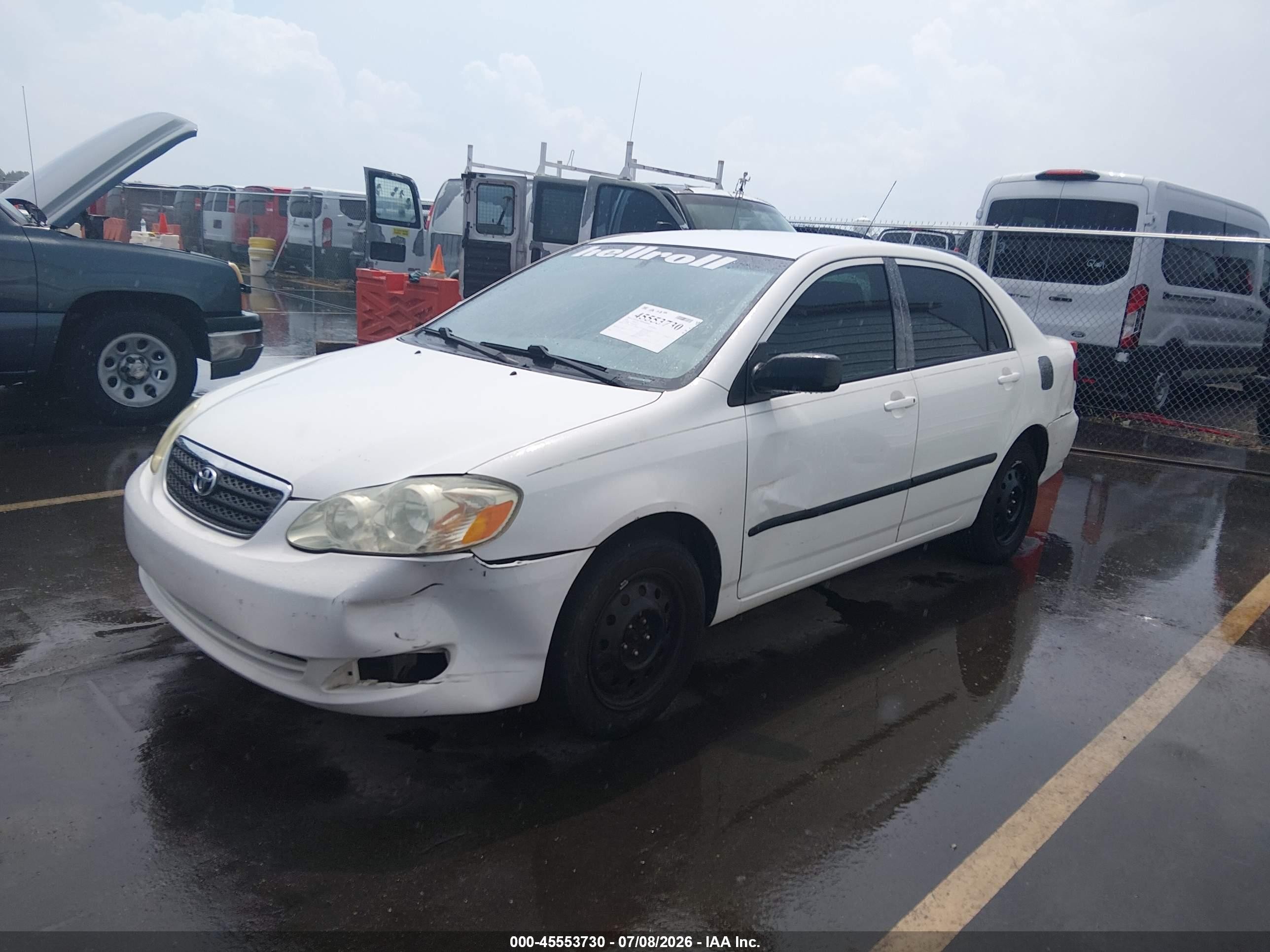 2006 Toyota Corolla Ce Белый vin: JTDBR32EX60097595