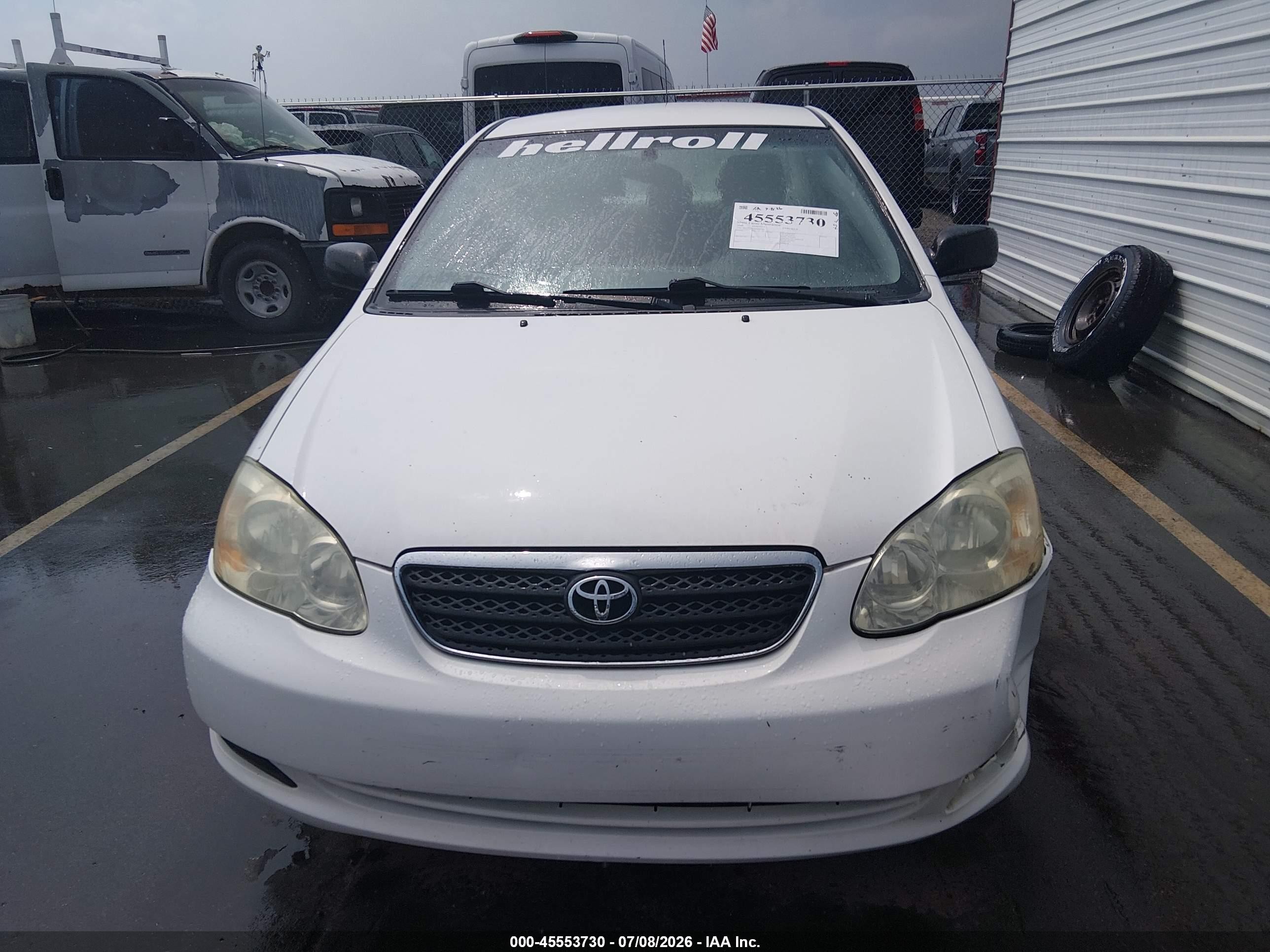 2006 Toyota Corolla Ce Белый vin: JTDBR32EX60097595