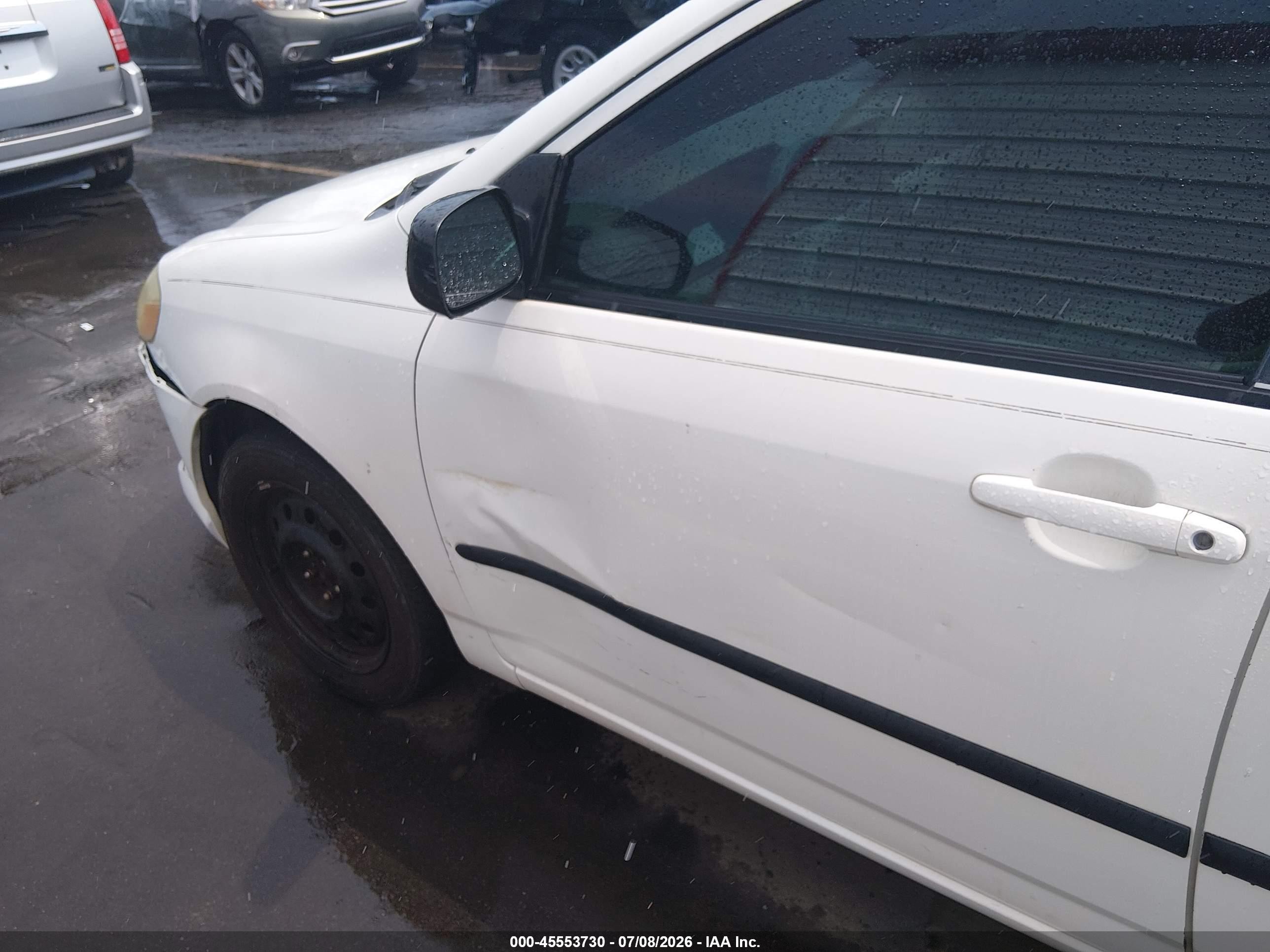 2006 Toyota Corolla Ce Белый vin: JTDBR32EX60097595
