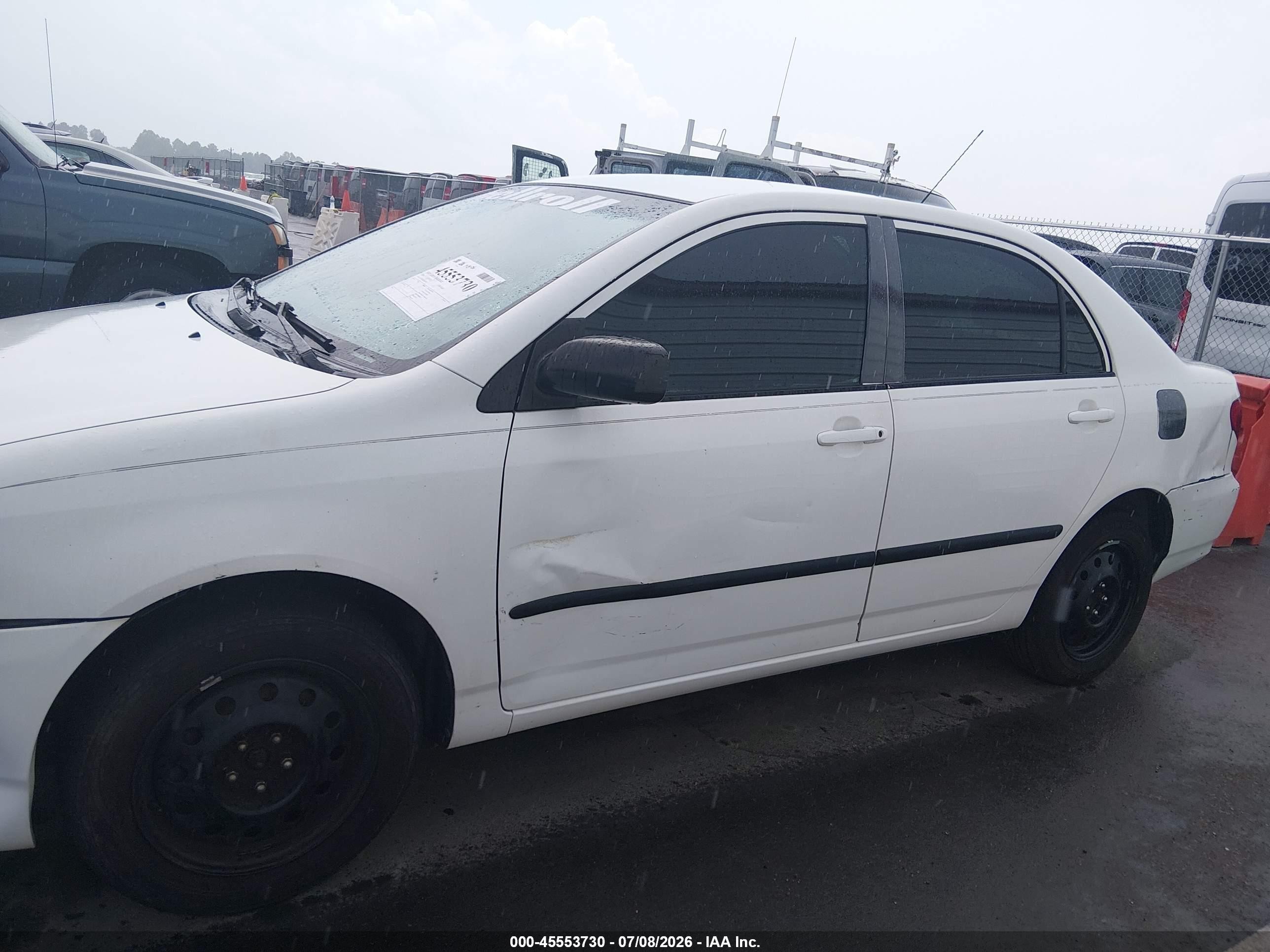 2006 Toyota Corolla Ce Белый vin: JTDBR32EX60097595