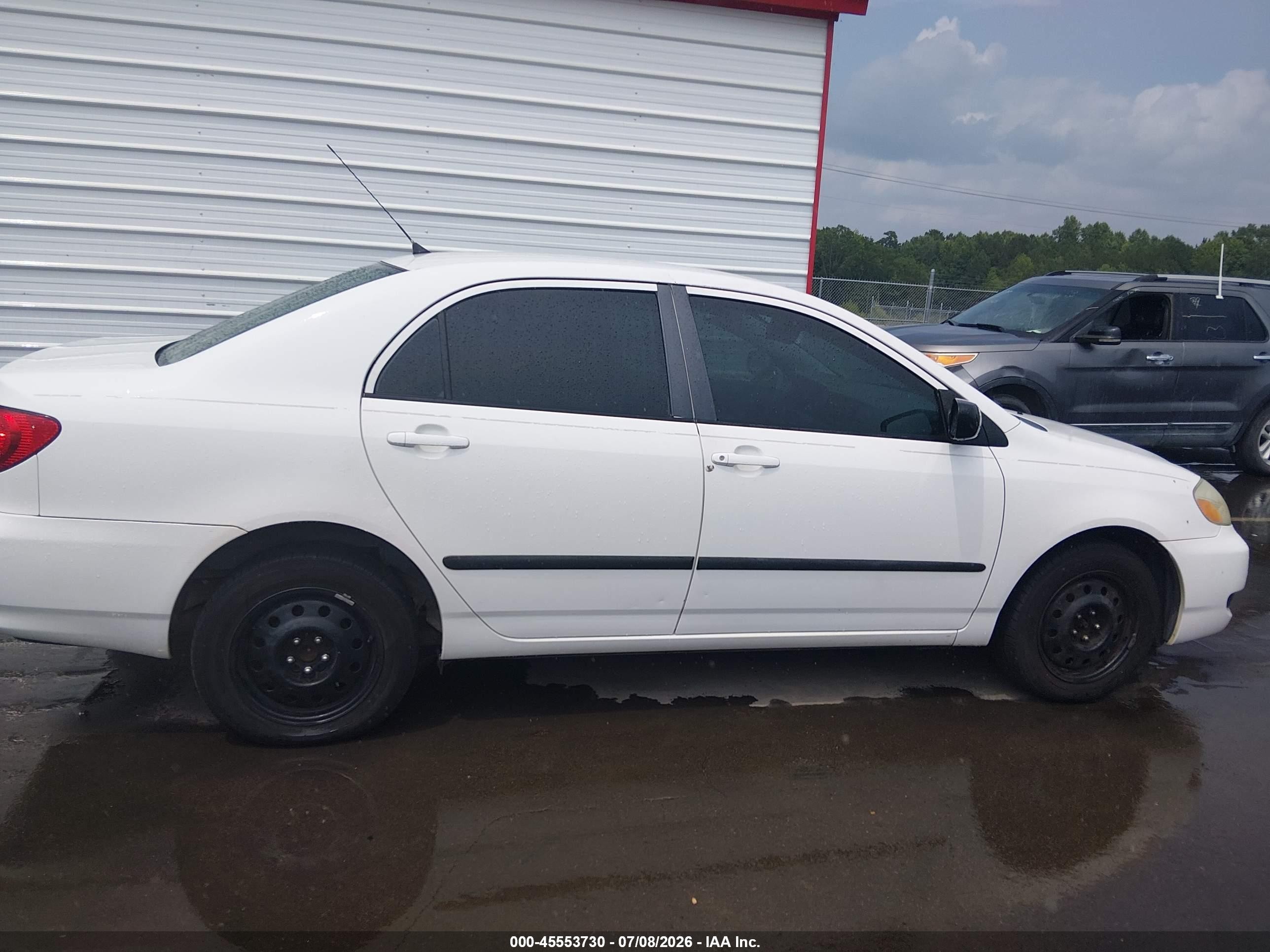 2006 Toyota Corolla Ce Белый vin: JTDBR32EX60097595
