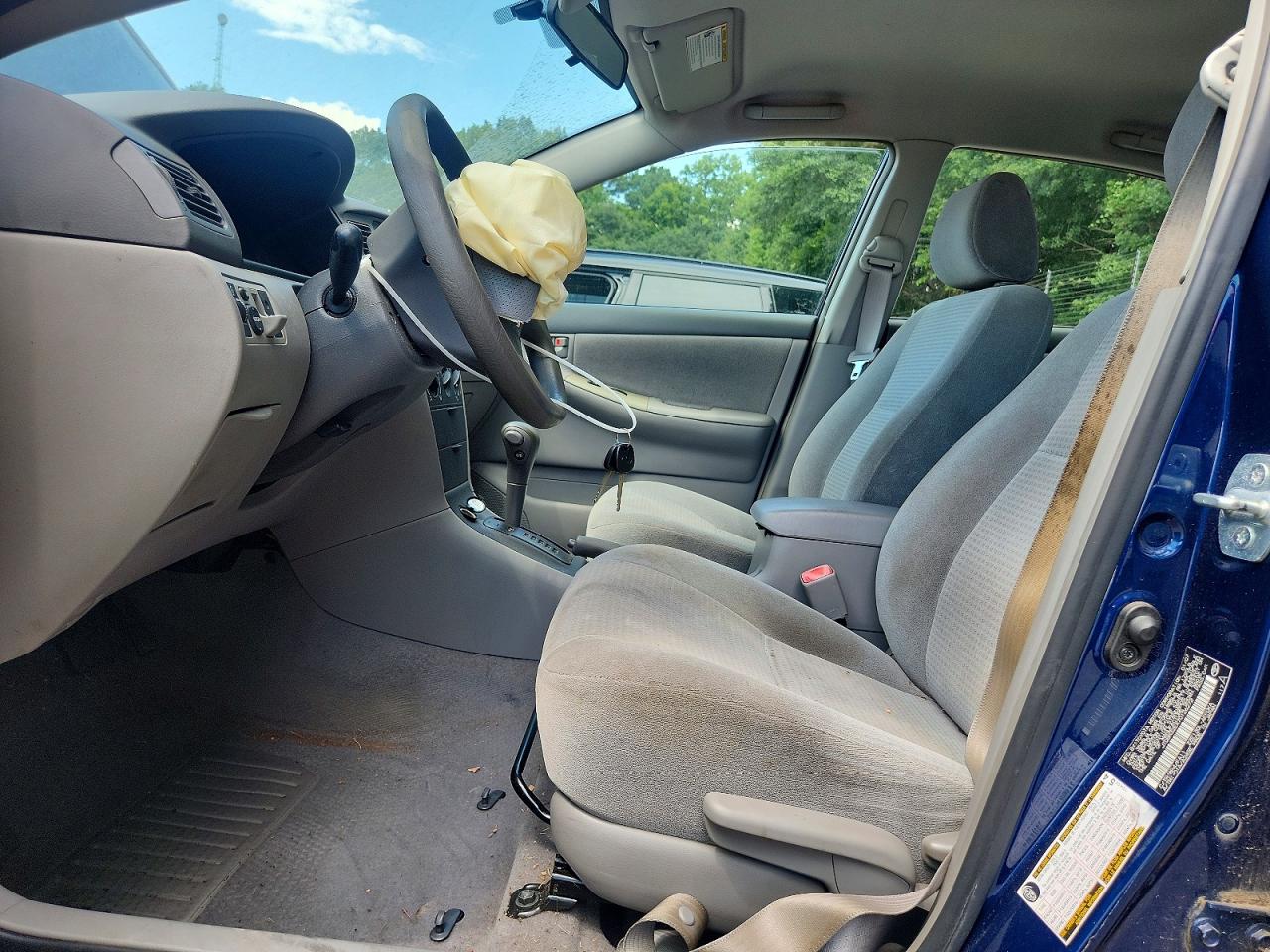 2007 Toyota Corolla Ce Blue vin: JTDBR32EX70126272
