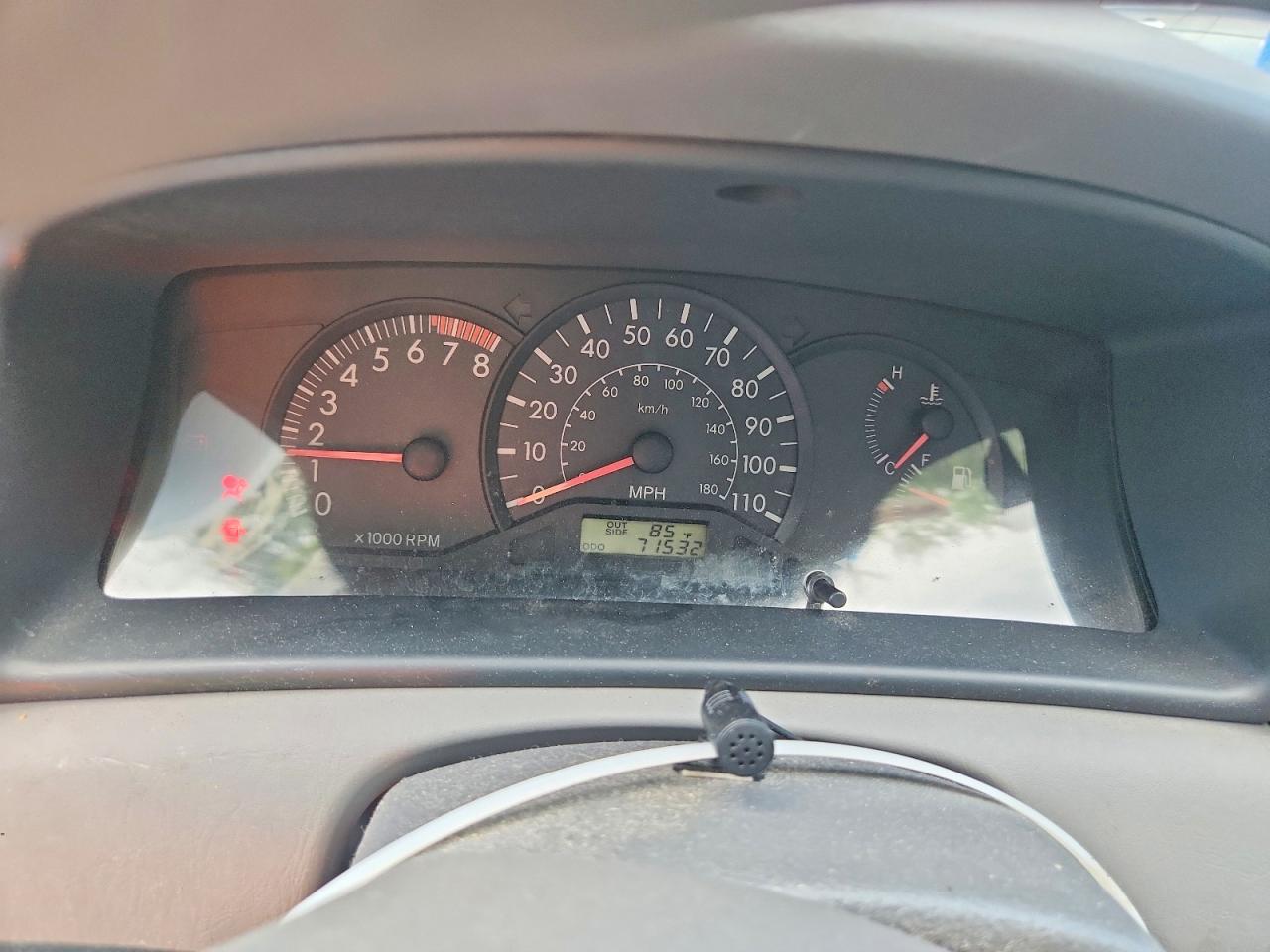 2007 Toyota Corolla Ce Blue vin: JTDBR32EX70126272