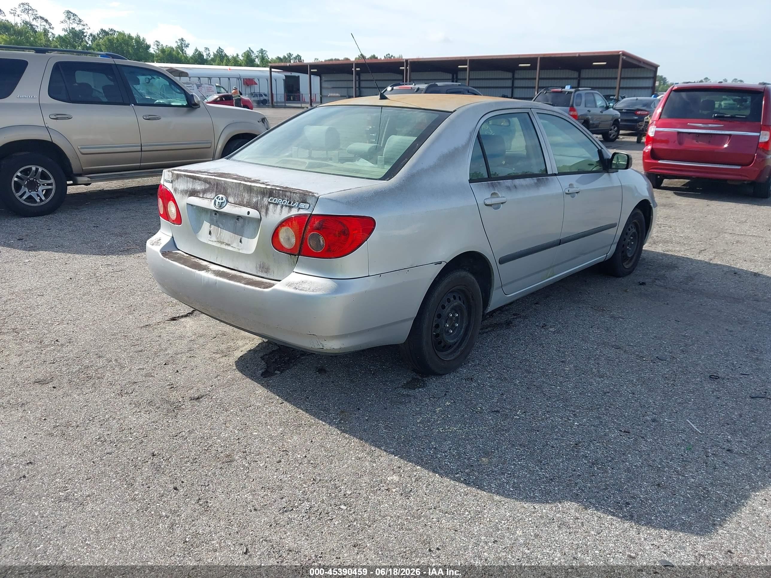 2007 Toyota Corolla Ce Silver vin: JTDBR32EX70127552