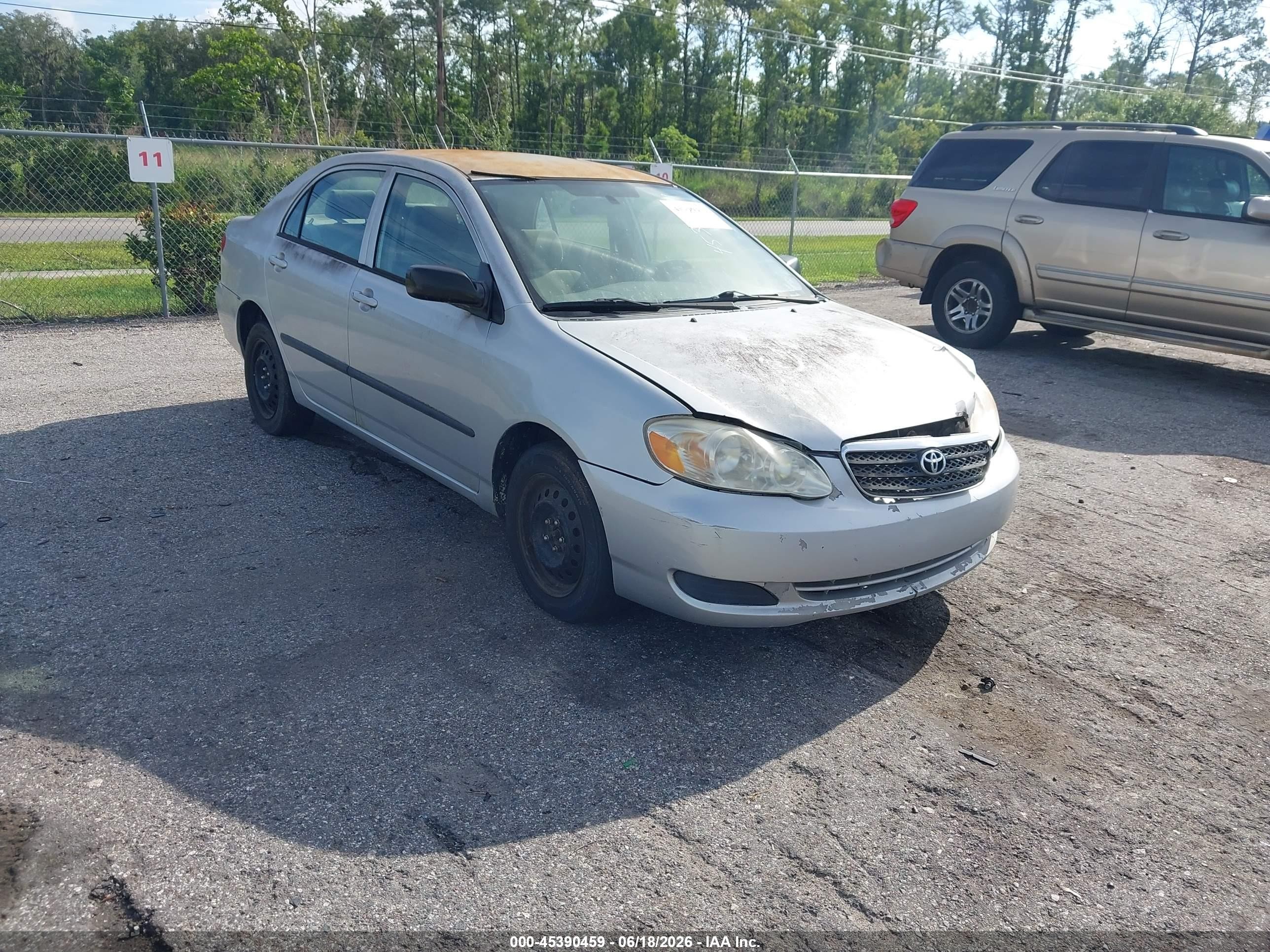 2007 Toyota Corolla Ce Silver vin: JTDBR32EX70127552