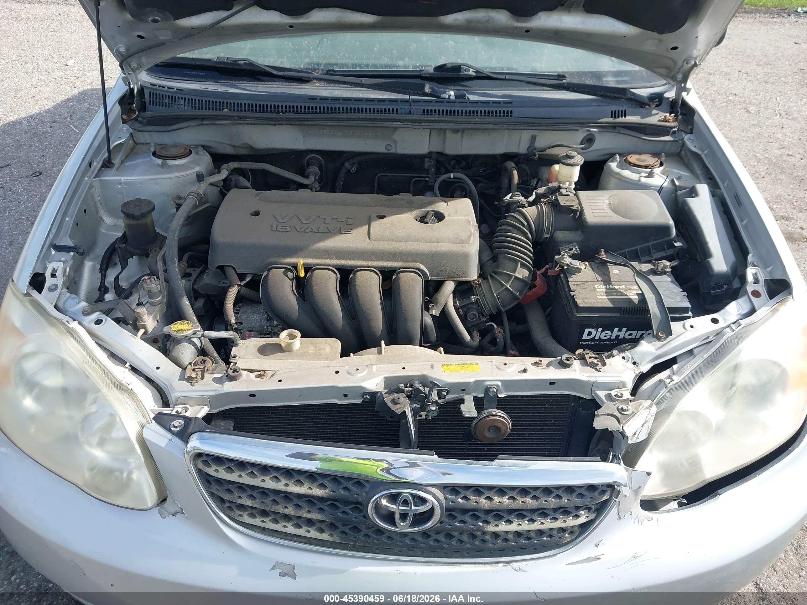 2007 Toyota Corolla Ce Silver vin: JTDBR32EX70127552
