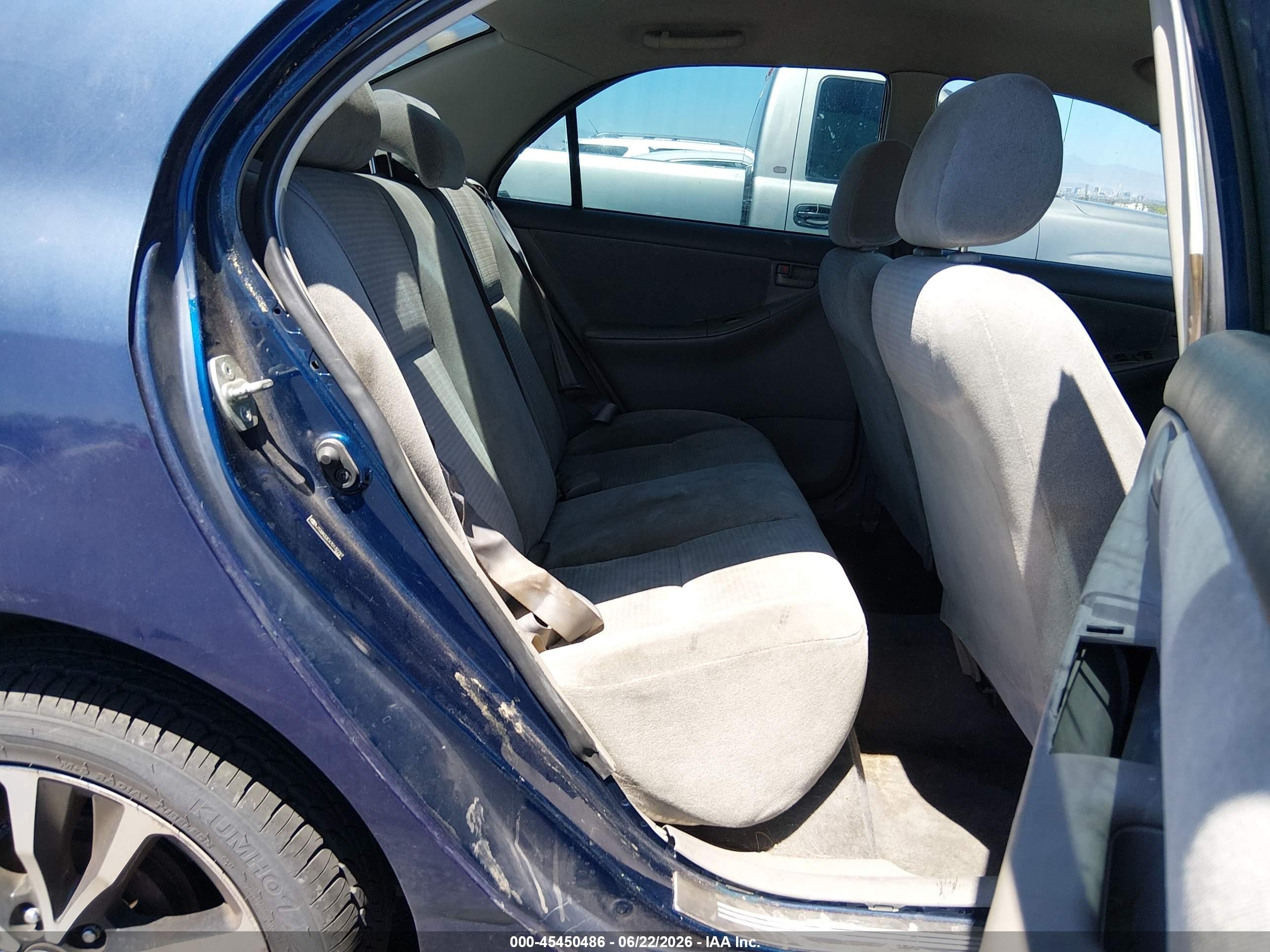 2007 Toyota Corolla Ce Blue vin: JTDBR32EX70132797