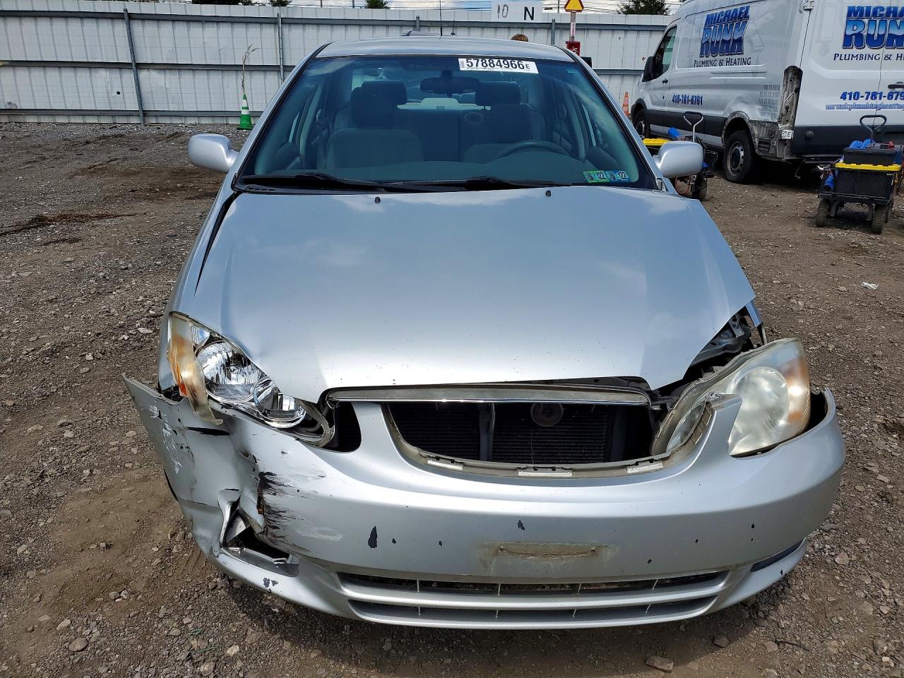 2004 Toyota Corolla Le Серебряный vin: JTDBR38E042024048