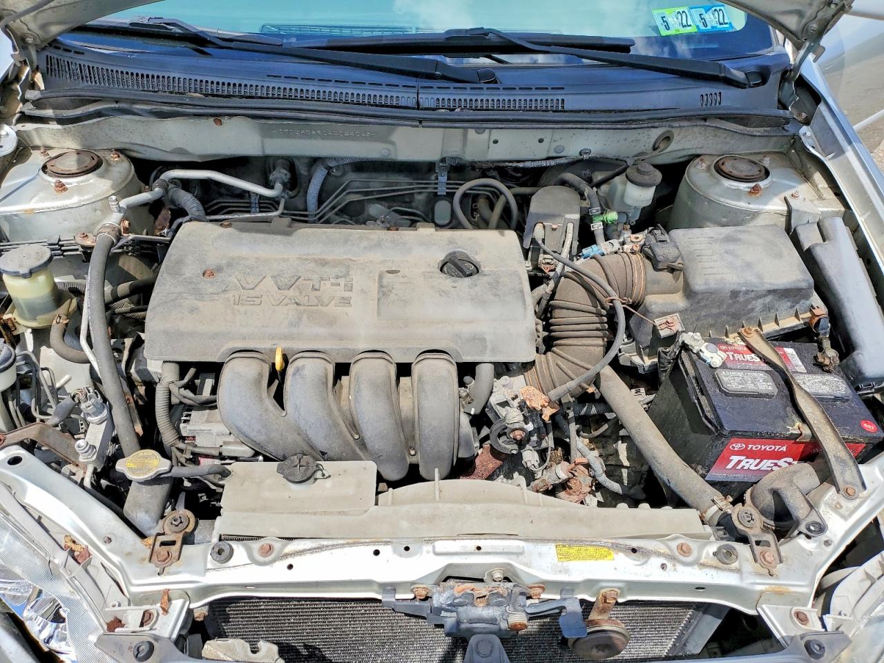 2004 Toyota Corolla Le Серебряный vin: JTDBR38E042024048