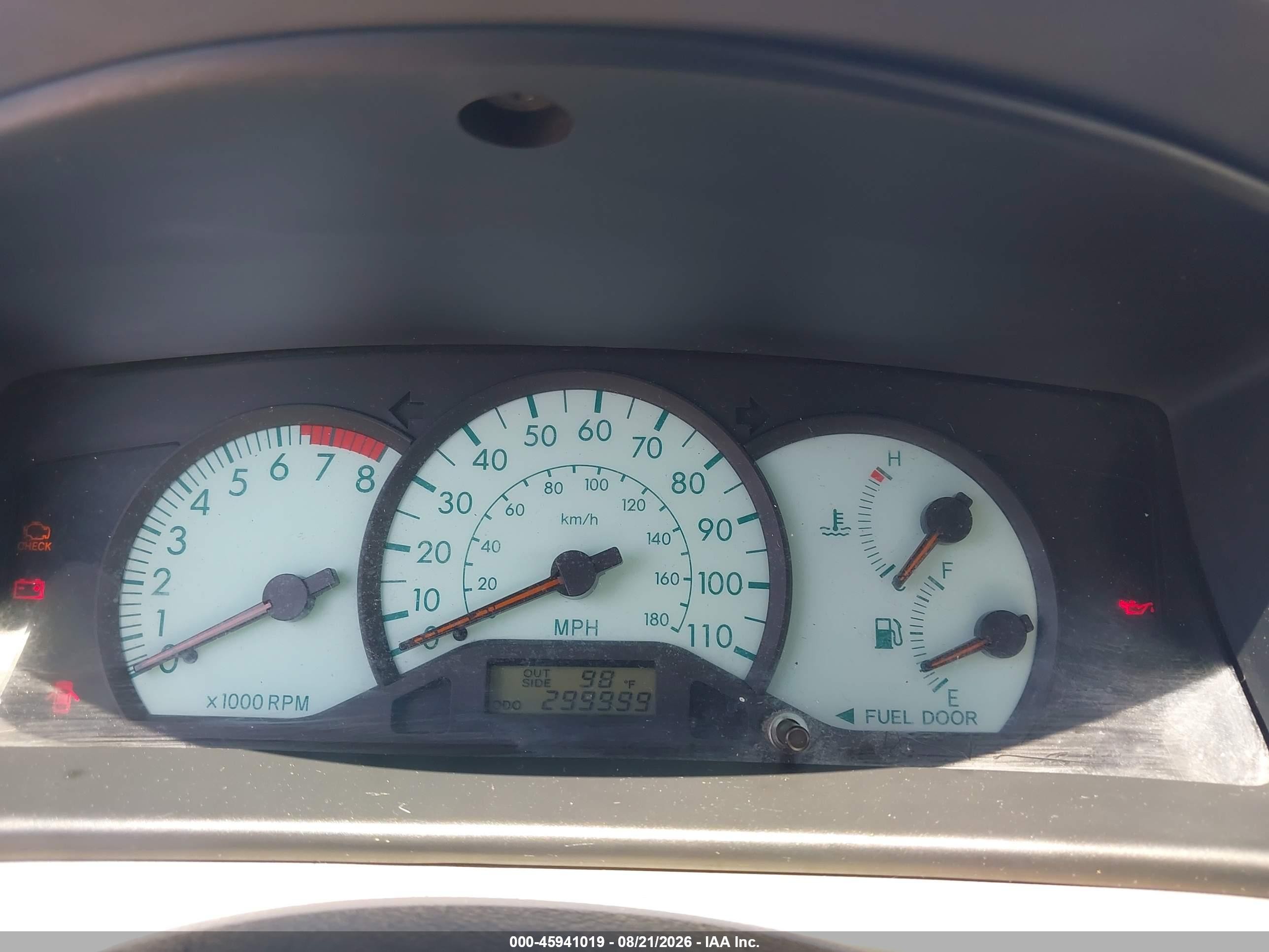 2003 Toyota Corolla Le Серый vin: JTDBR38E330010767