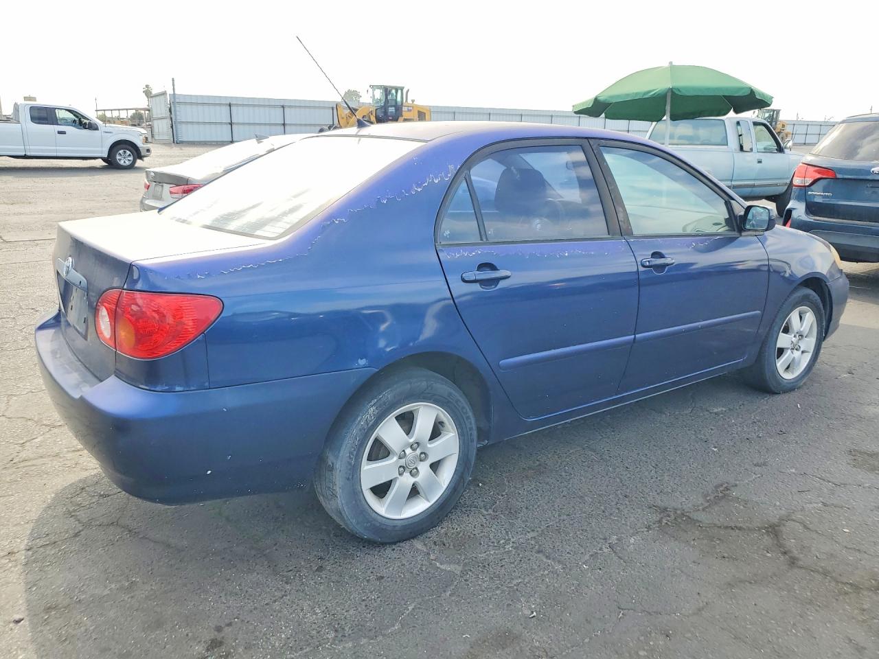 2003 Toyota Corolla Le Blue vin: JTDBR38E730041987