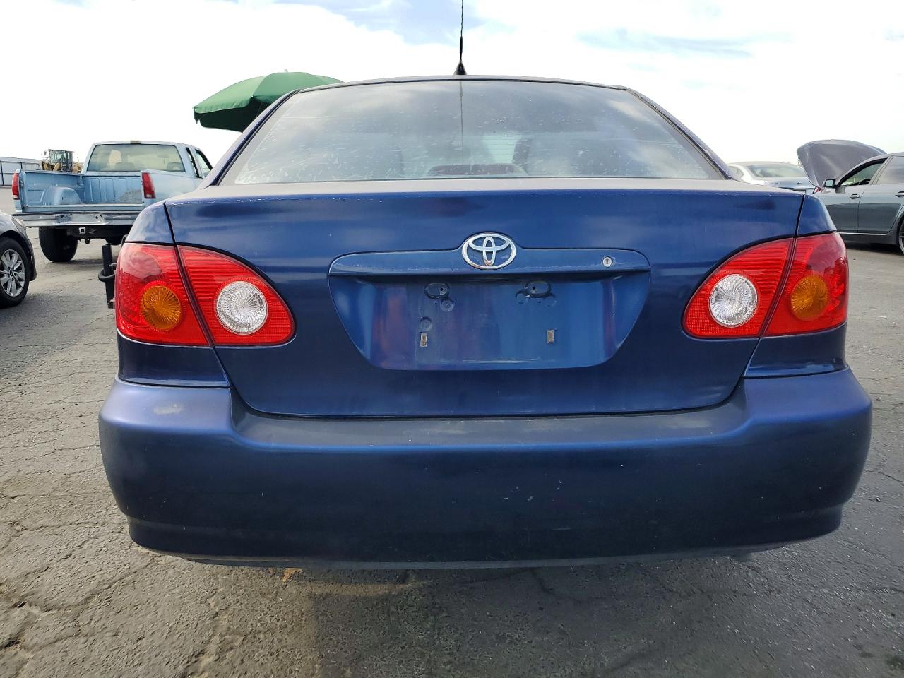 2003 Toyota Corolla Le Blue vin: JTDBR38E730041987