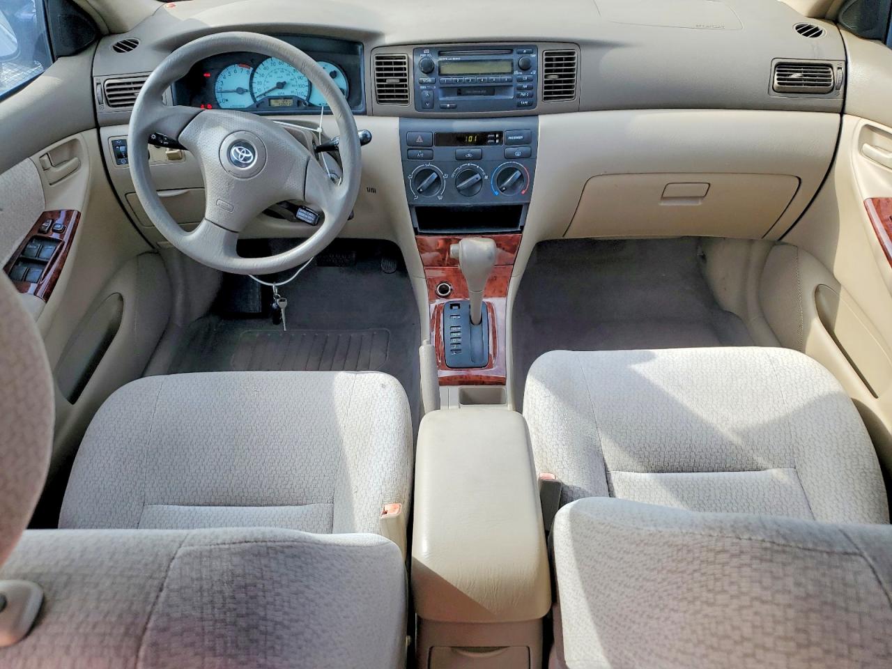 2003 Toyota Corolla Le Blue vin: JTDBR38E730041987