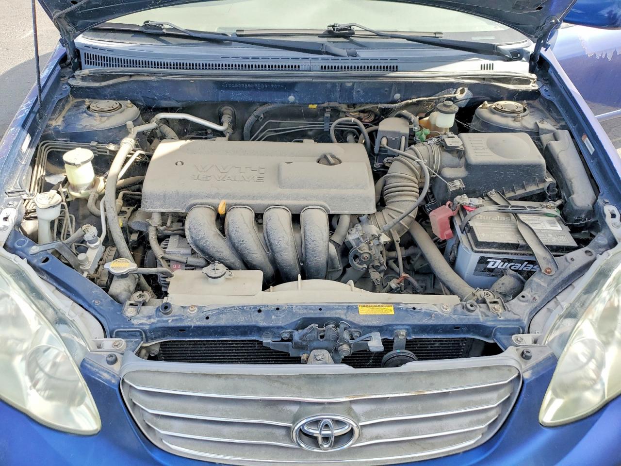 2003 Toyota Corolla Le Blue vin: JTDBR38E730041987