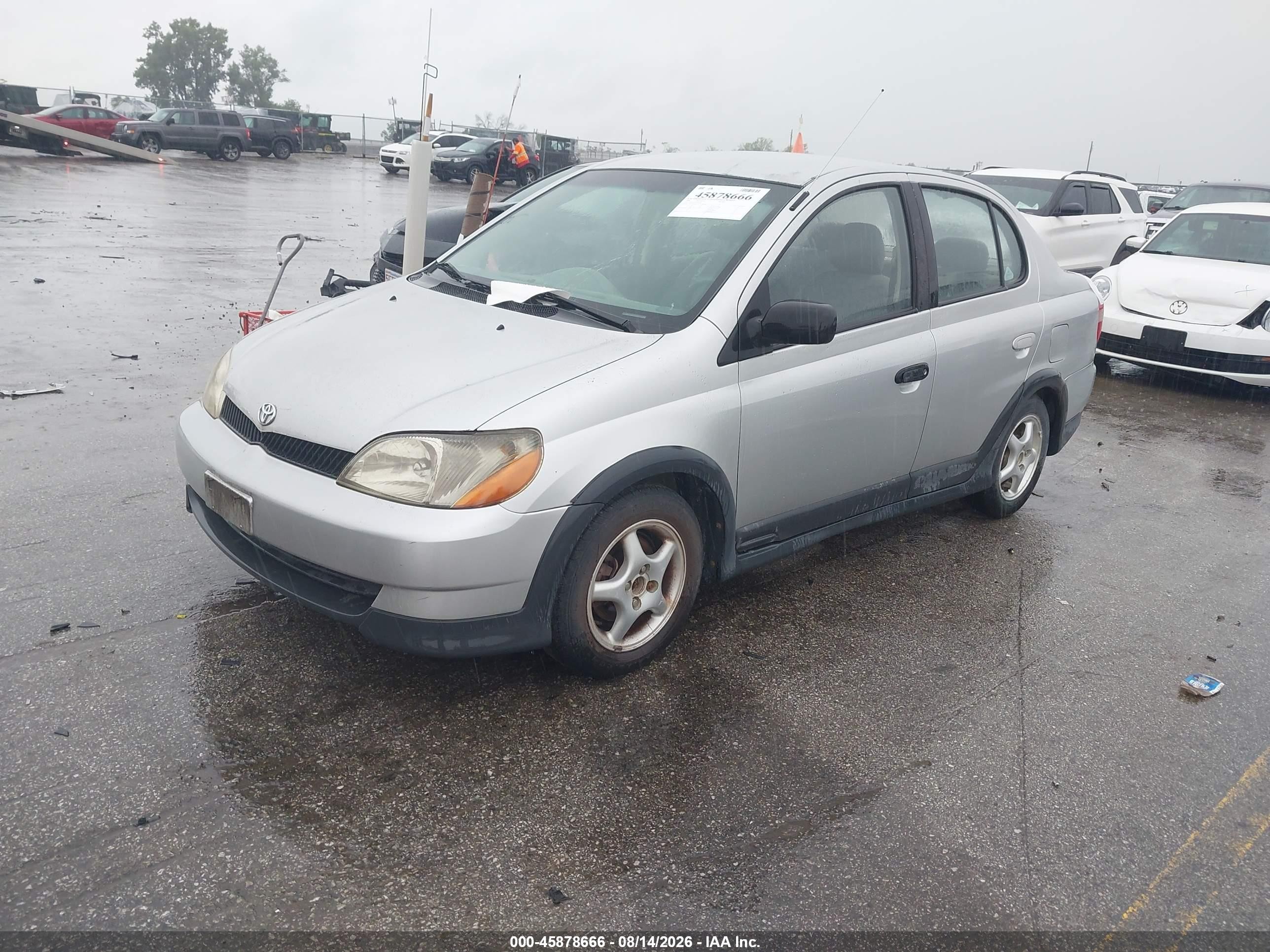 2001 Toyota Echo   Silver vin: JTDBT123010104549