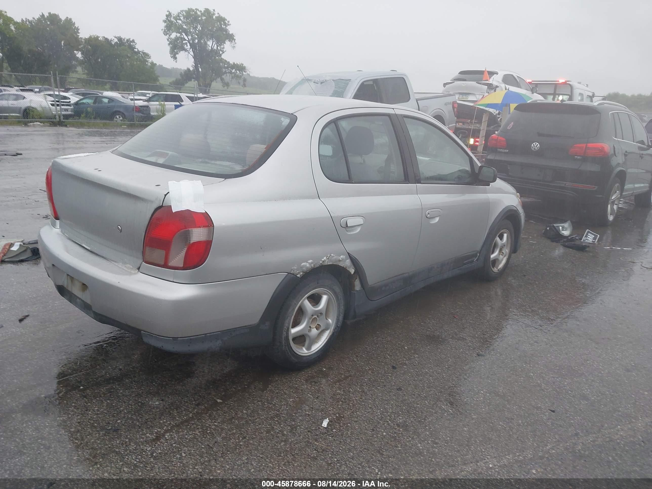 2001 Toyota Echo   Silver vin: JTDBT123010104549
