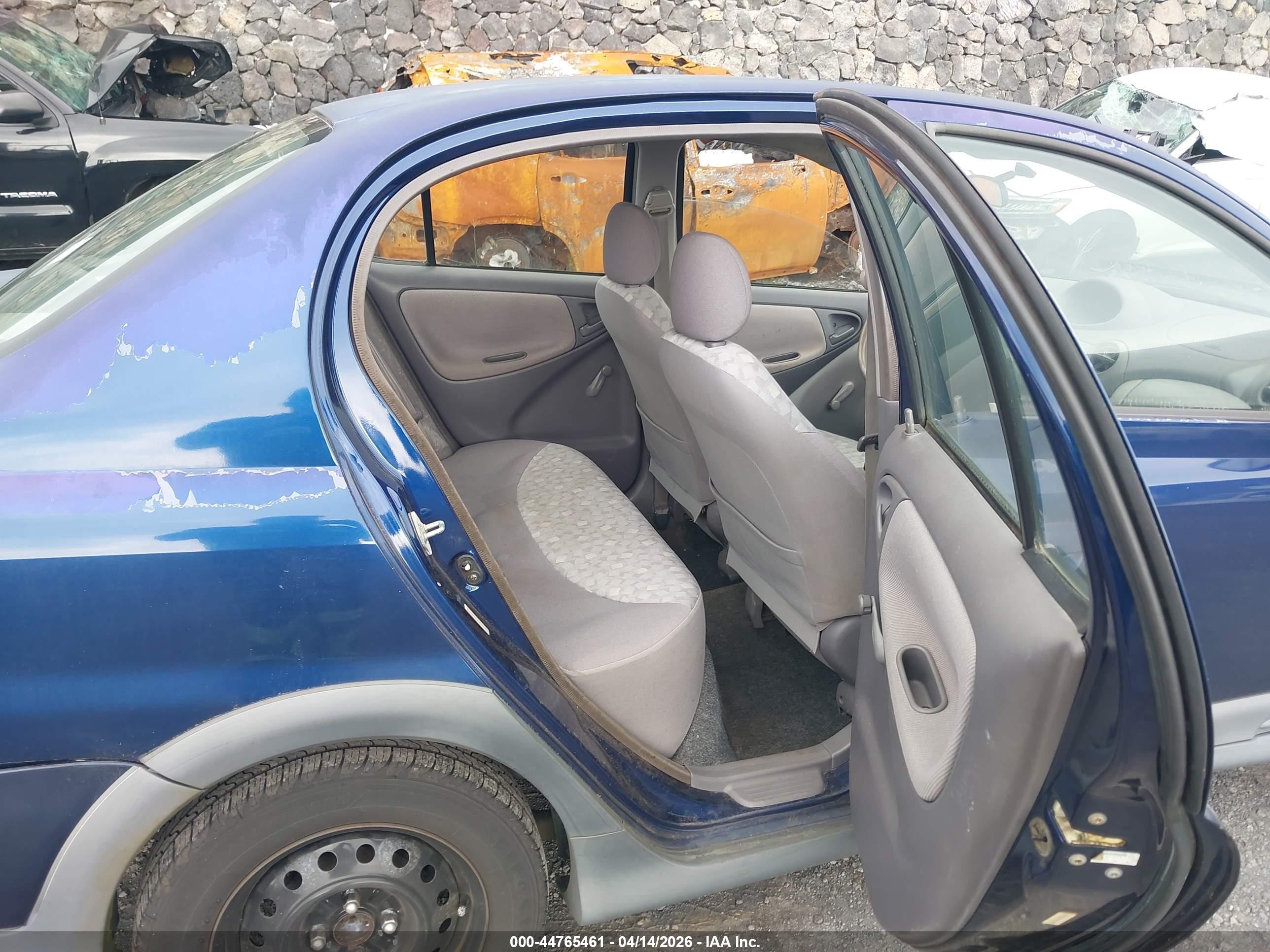 2001 Toyota Echo   Blue vin: JTDBT123010137387