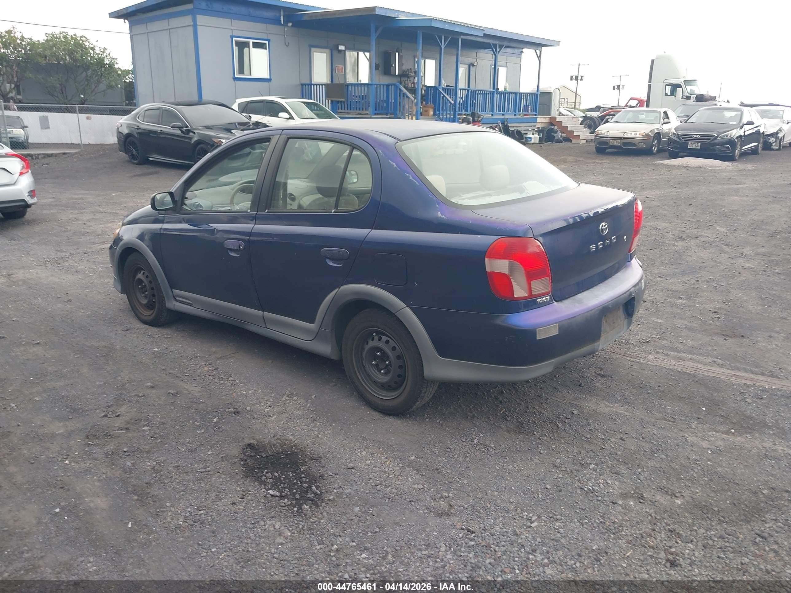 2001 Toyota Echo   Blue vin: JTDBT123010137387