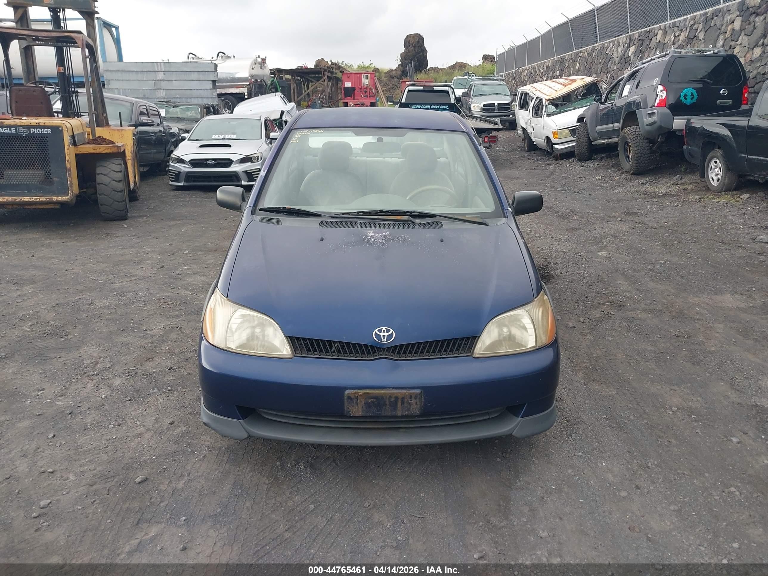 2001 Toyota Echo   Blue vin: JTDBT123010137387