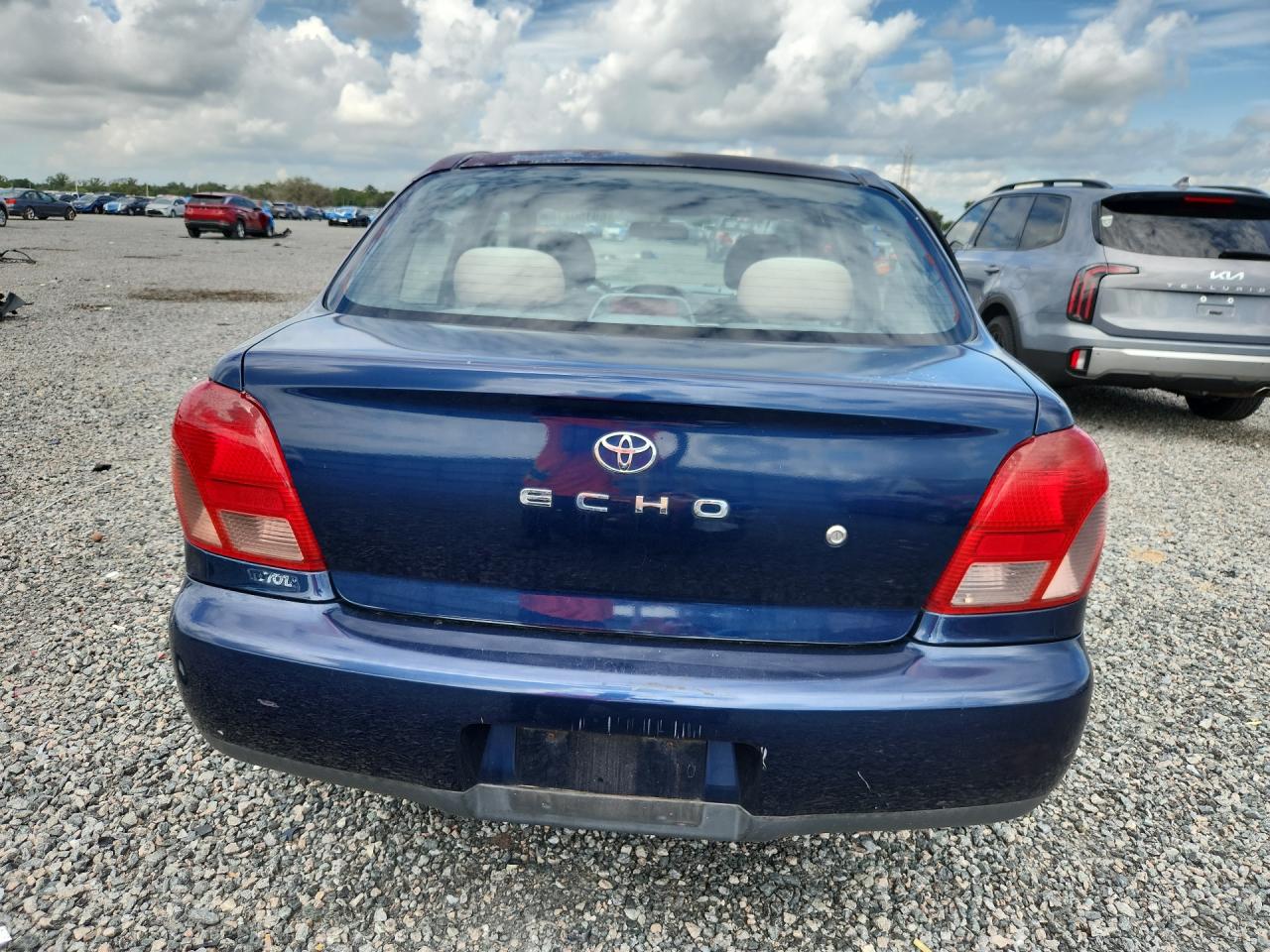 2001 Toyota Echo Base Blue vin: JTDBT123010172026