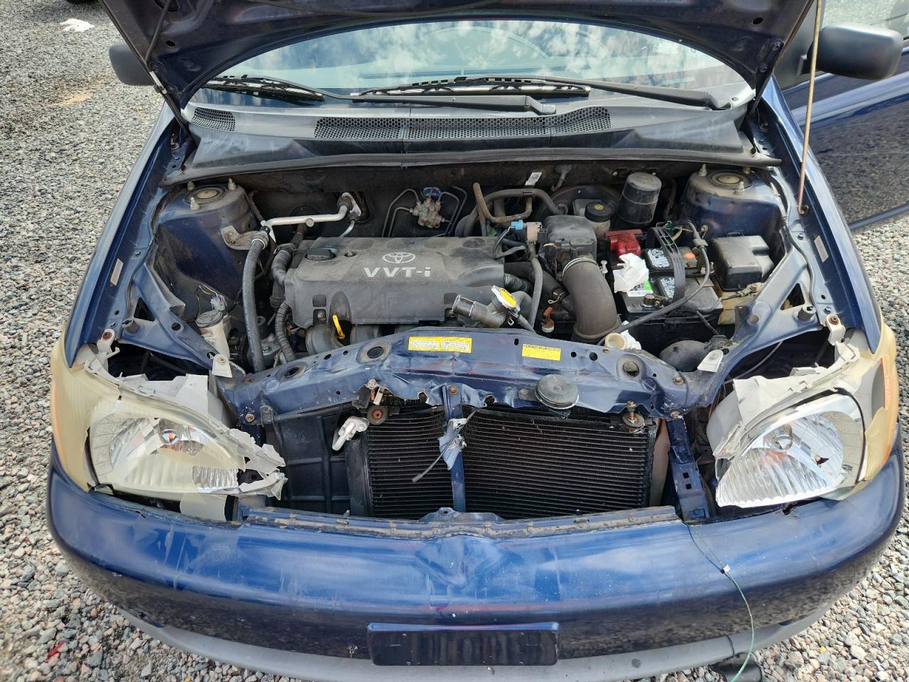 2001 Toyota Echo Base Blue vin: JTDBT123010172026