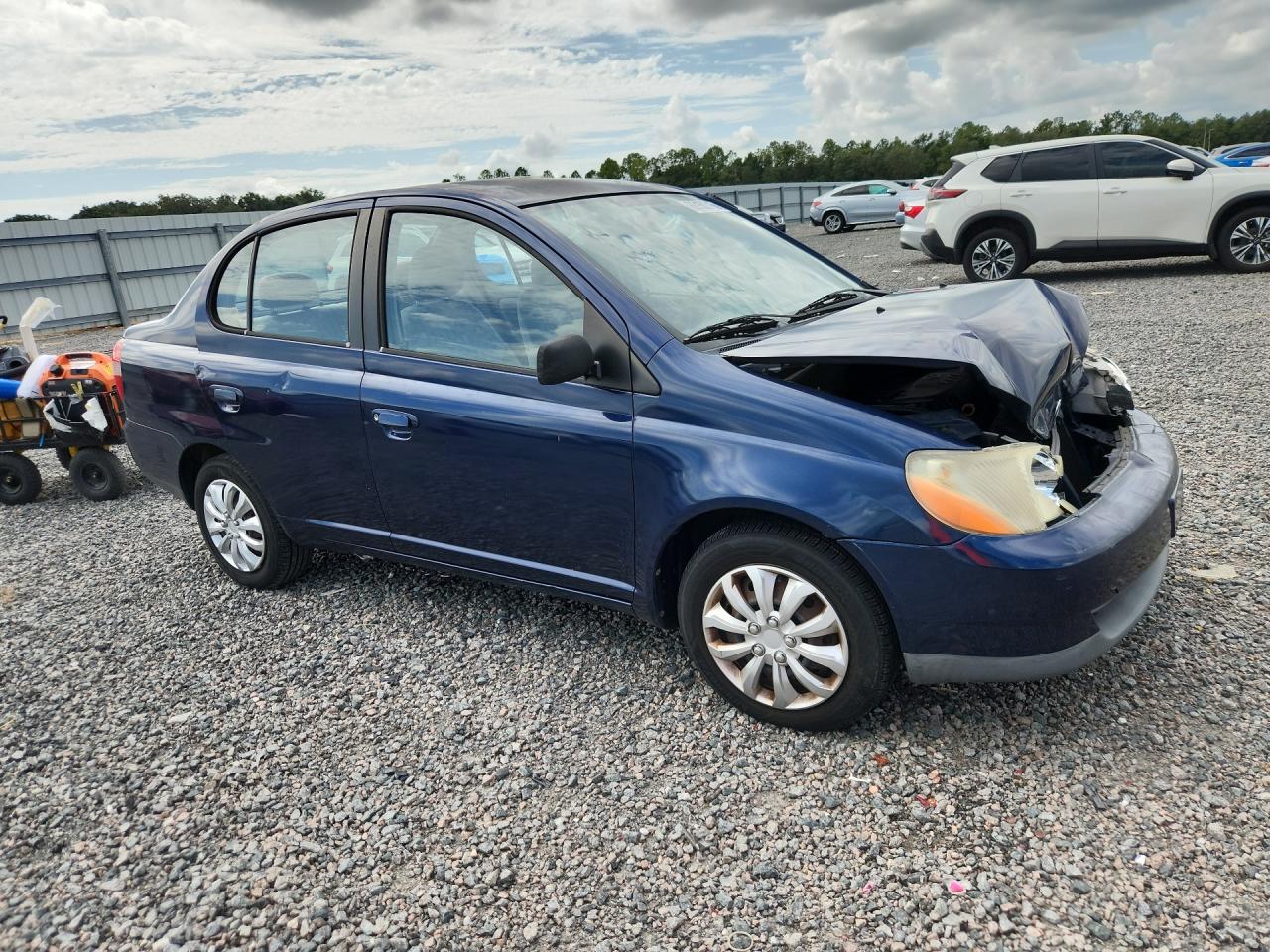 2001 Toyota Echo Base Blue vin: JTDBT123010172026