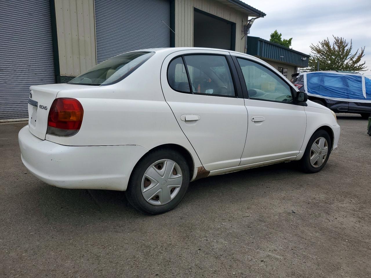 2003 Toyota Echo Base White vin: JTDBT123030281329