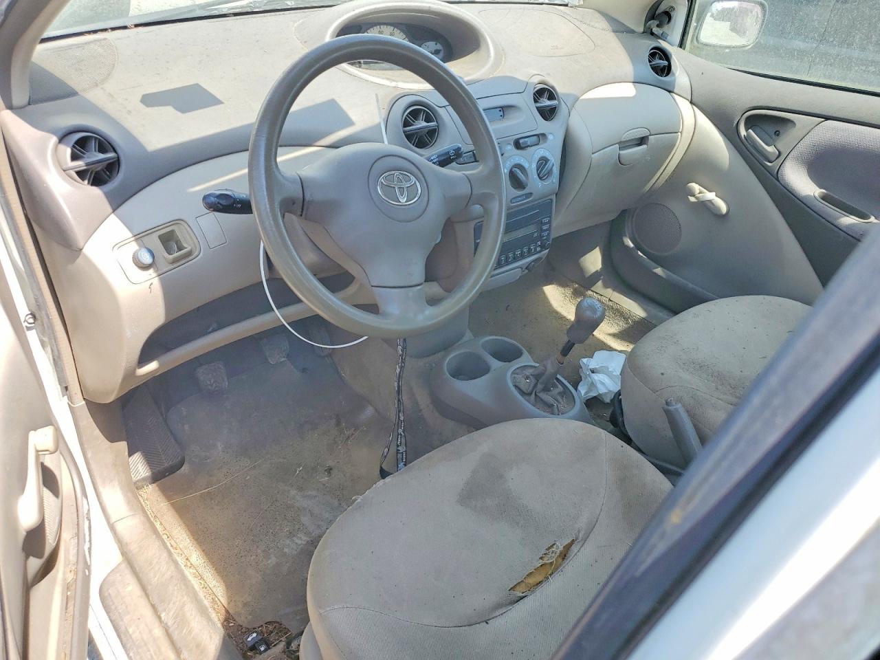 2003 Toyota Echo Base White vin: JTDBT123030281329