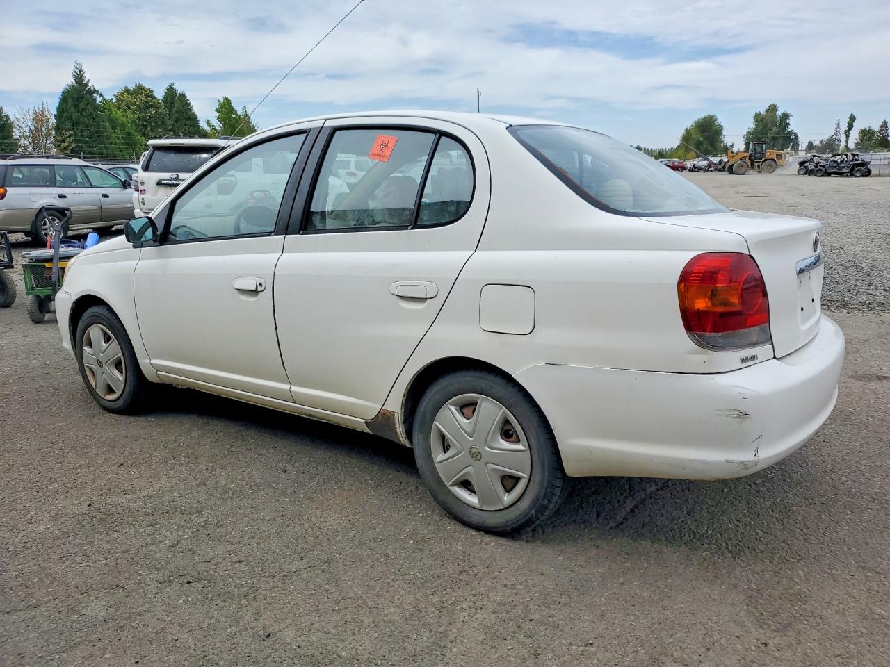 2003 Toyota Echo Base White vin: JTDBT123030281329