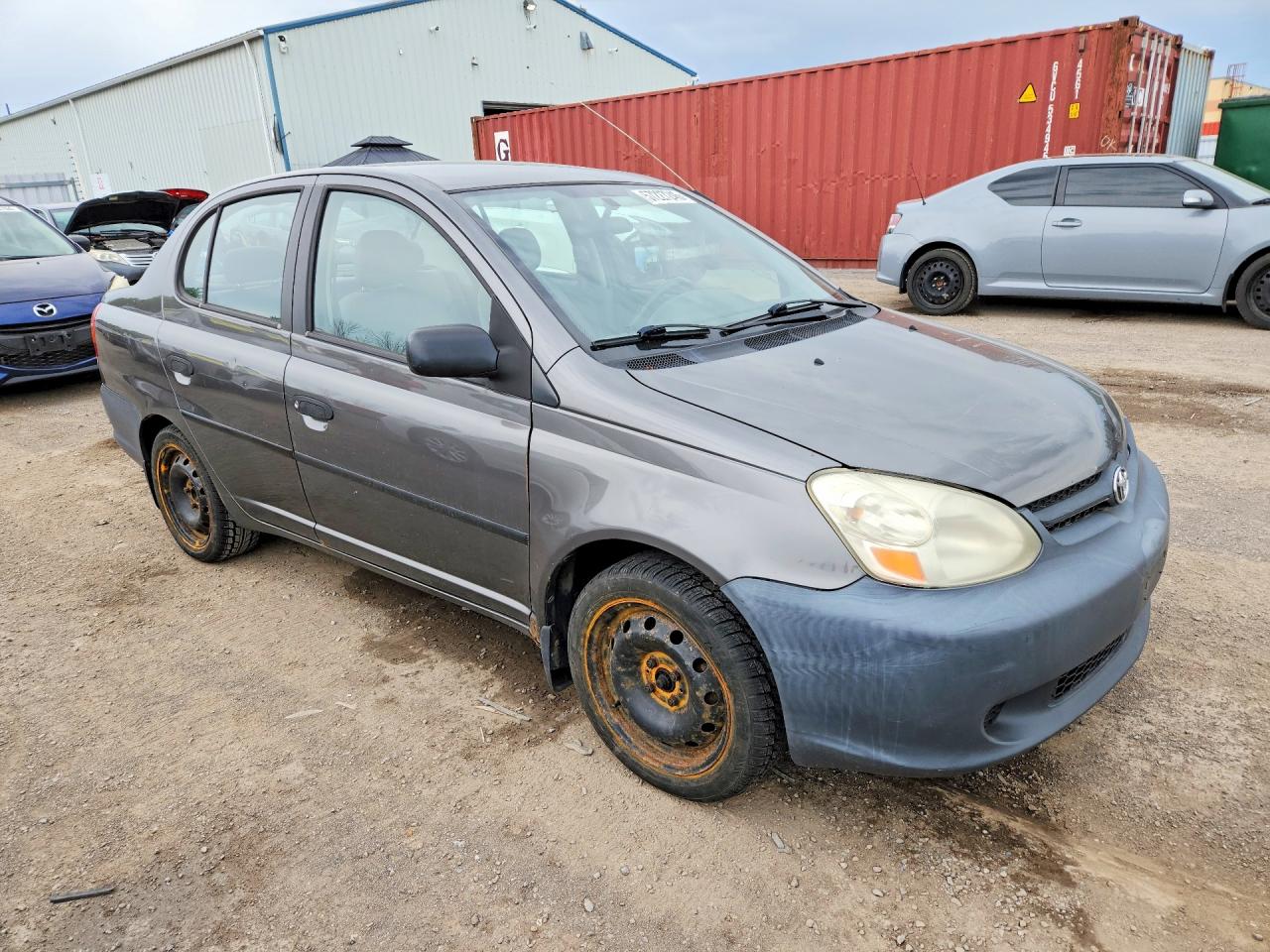 2004 Toyota Echo Base Gray vin: JTDBT123040336427