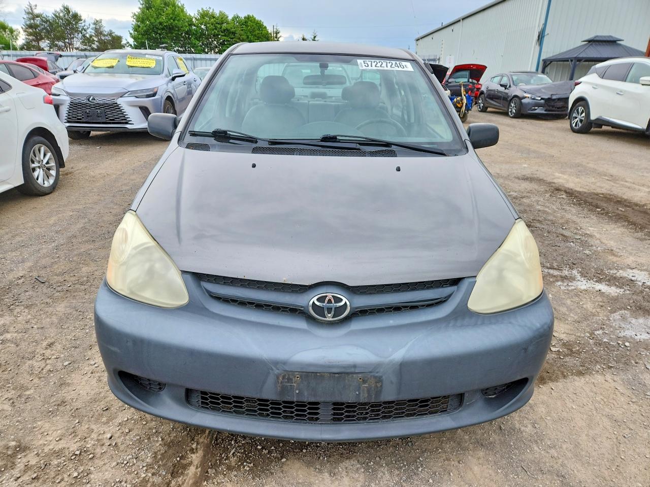 2004 Toyota Echo Base Gray vin: JTDBT123040336427