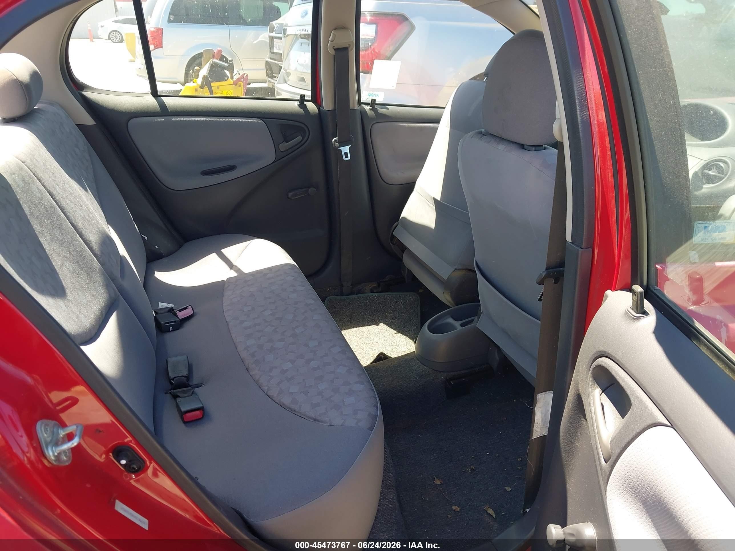 2000 Toyota Echo   Red vin: JTDBT1230Y0031466