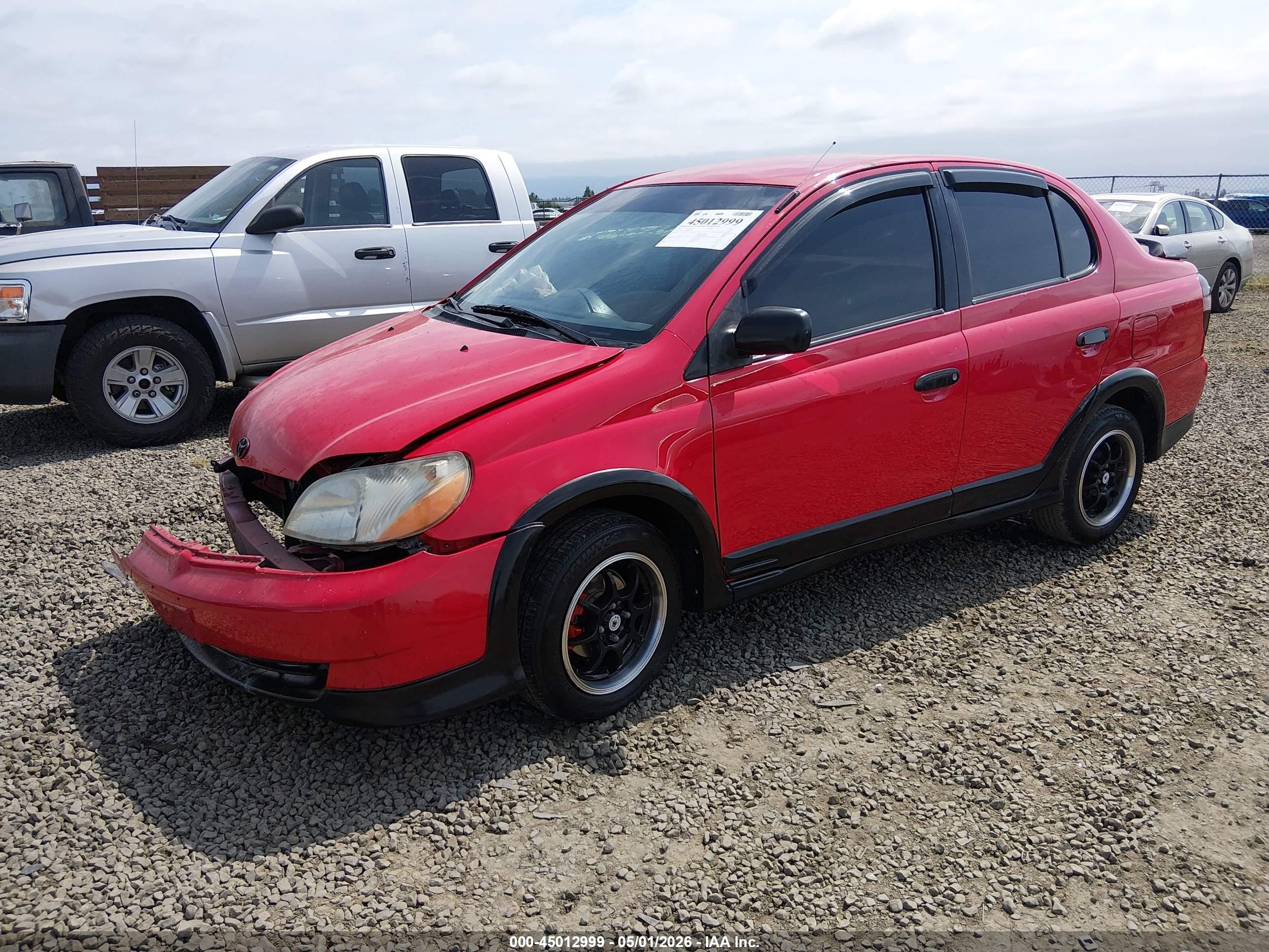 2000 Toyota Echo   Red vin: JTDBT1230Y0065214