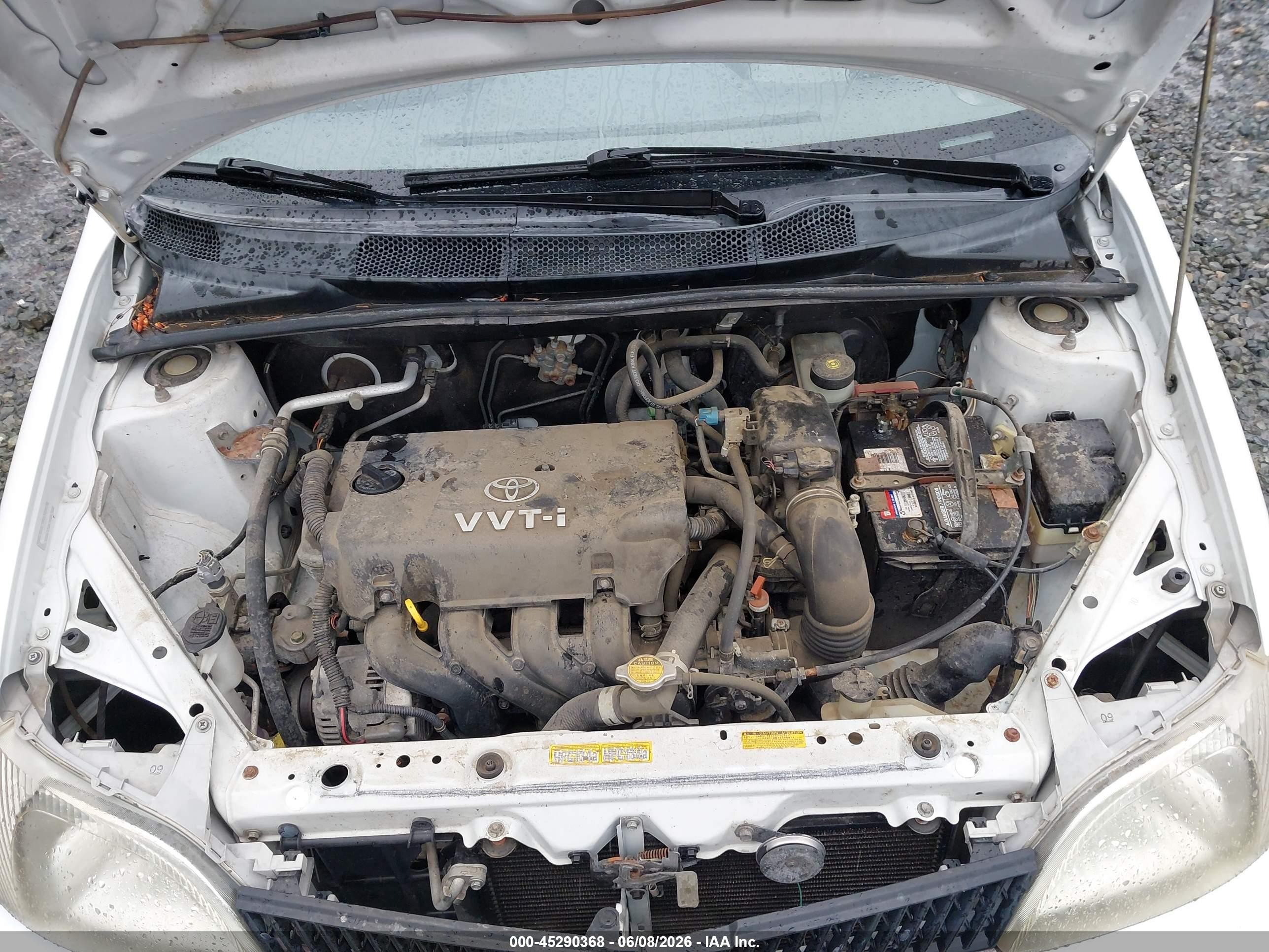2001 Toyota Echo   White vin: JTDBT123110137639