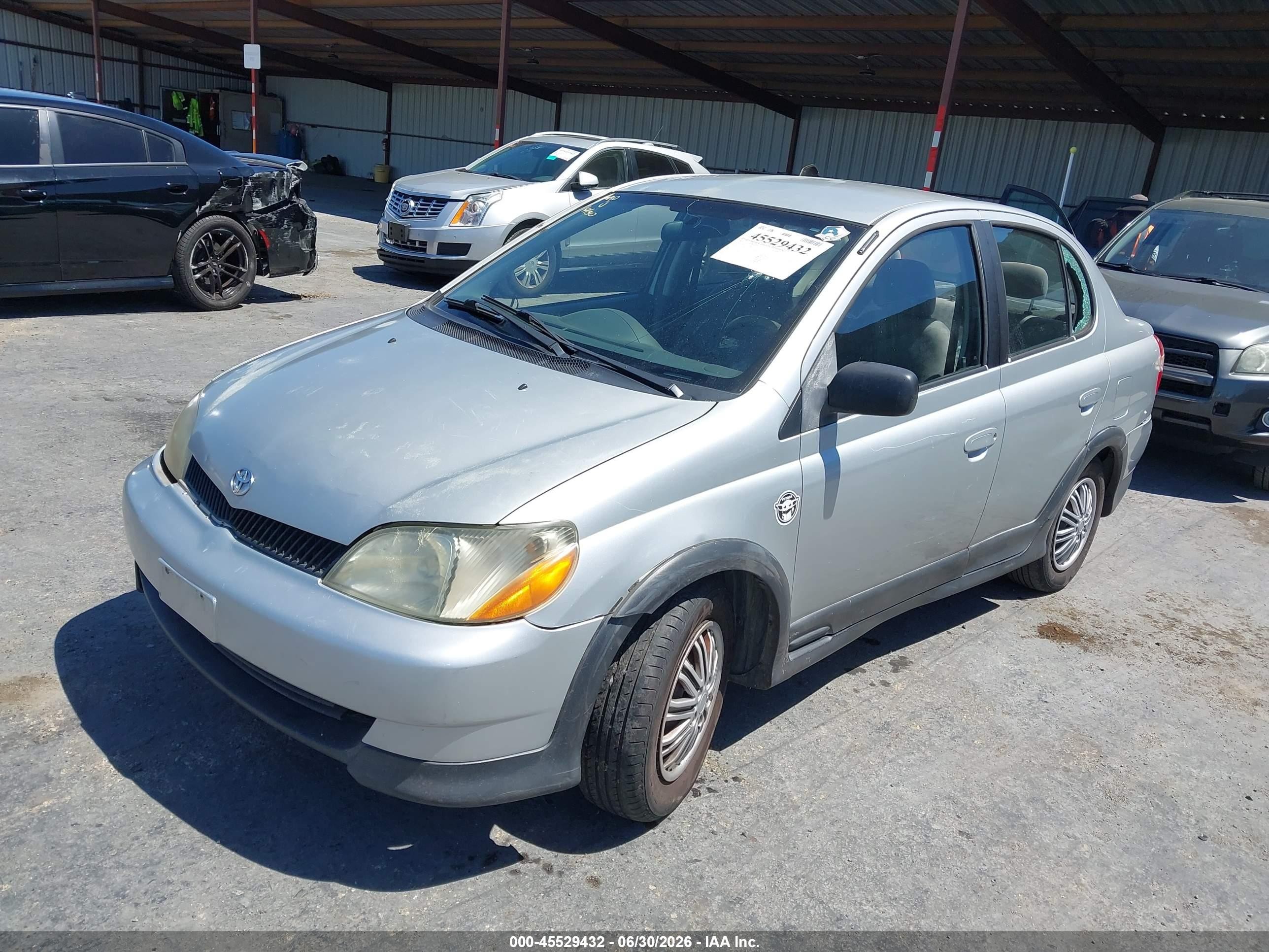 2001 Toyota Echo   Silver vin: JTDBT123110146535