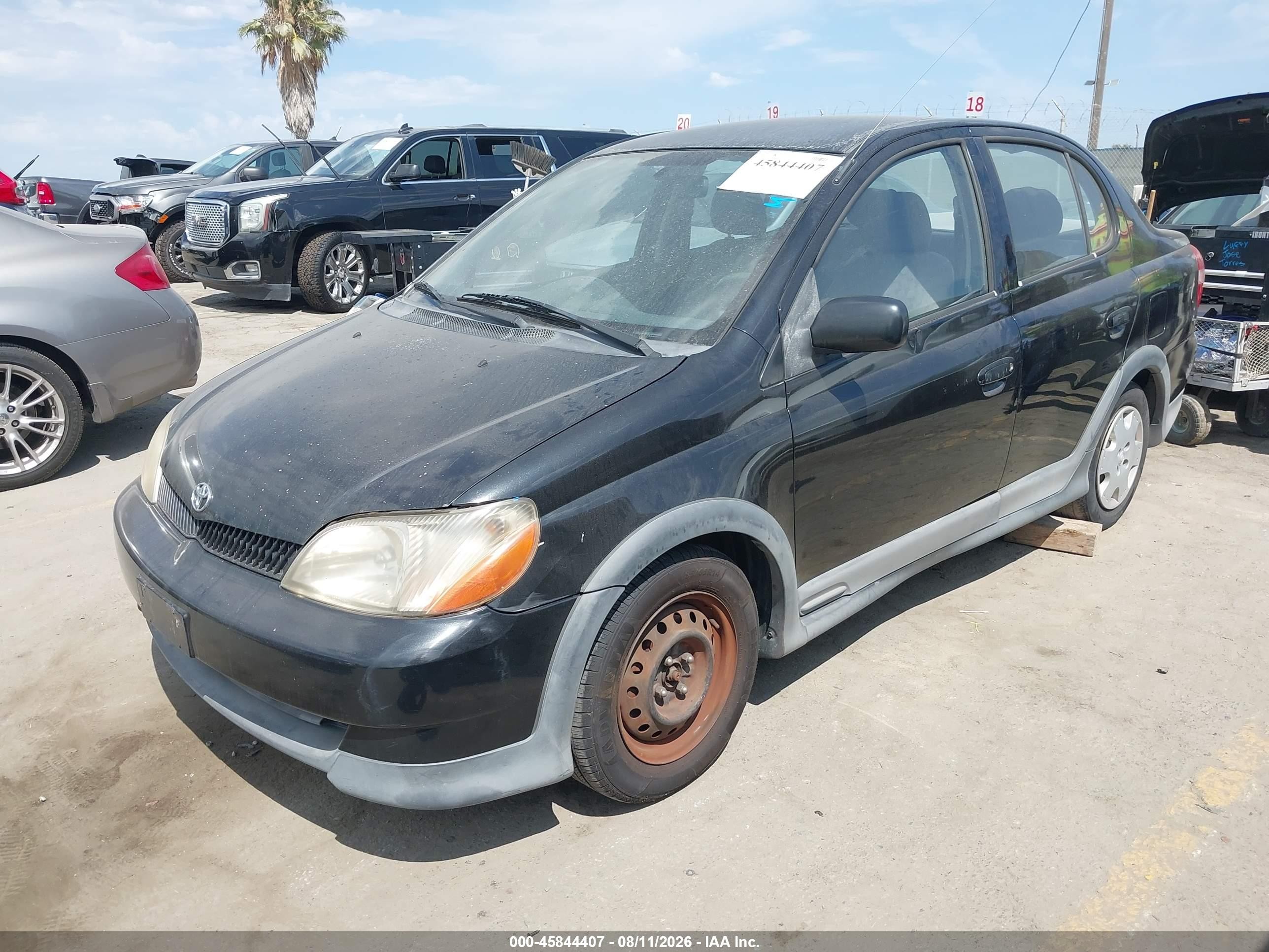 2001 Toyota Echo   Черный vin: JTDBT123110171242