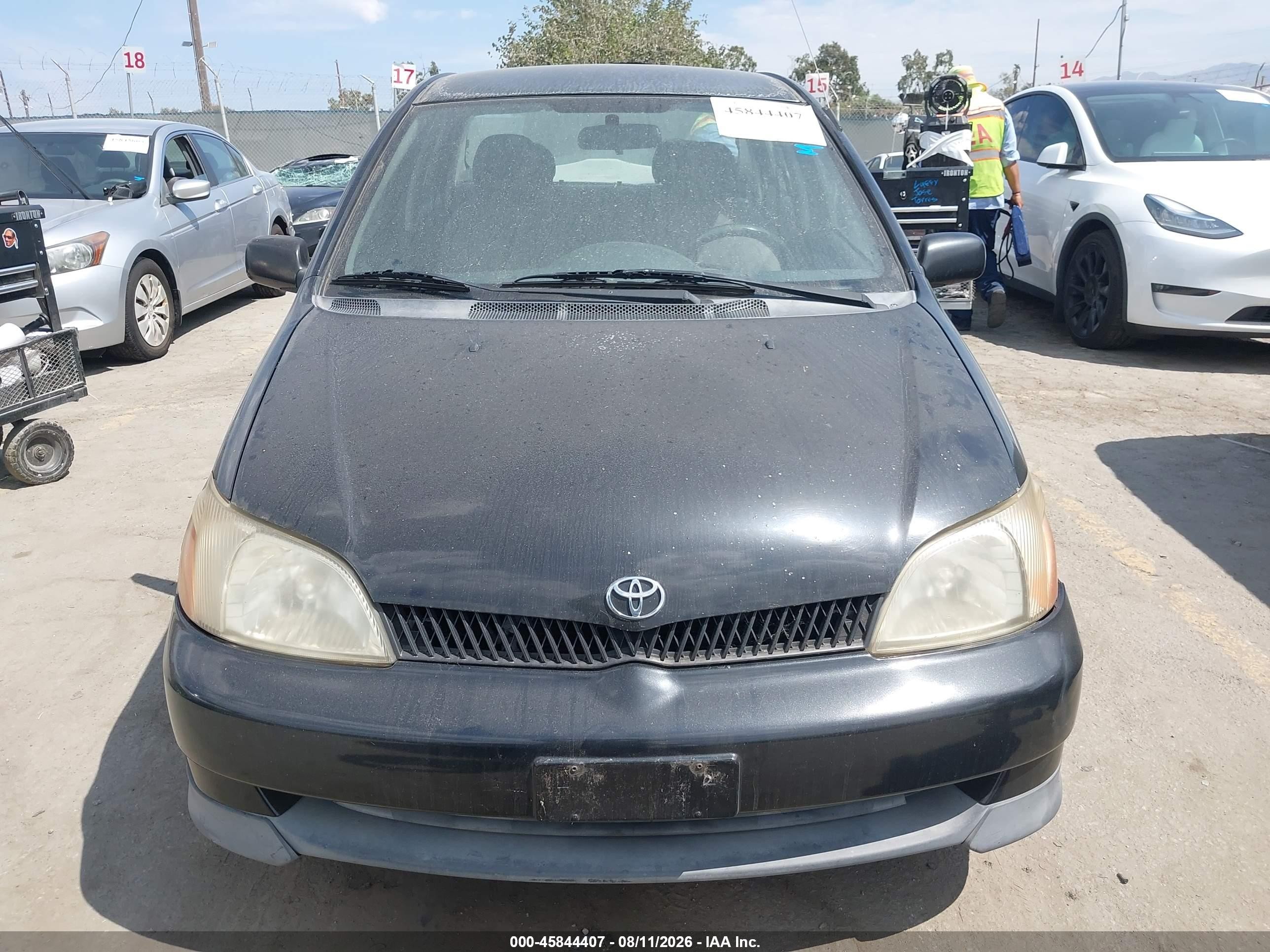 2001 Toyota Echo   Черный vin: JTDBT123110171242